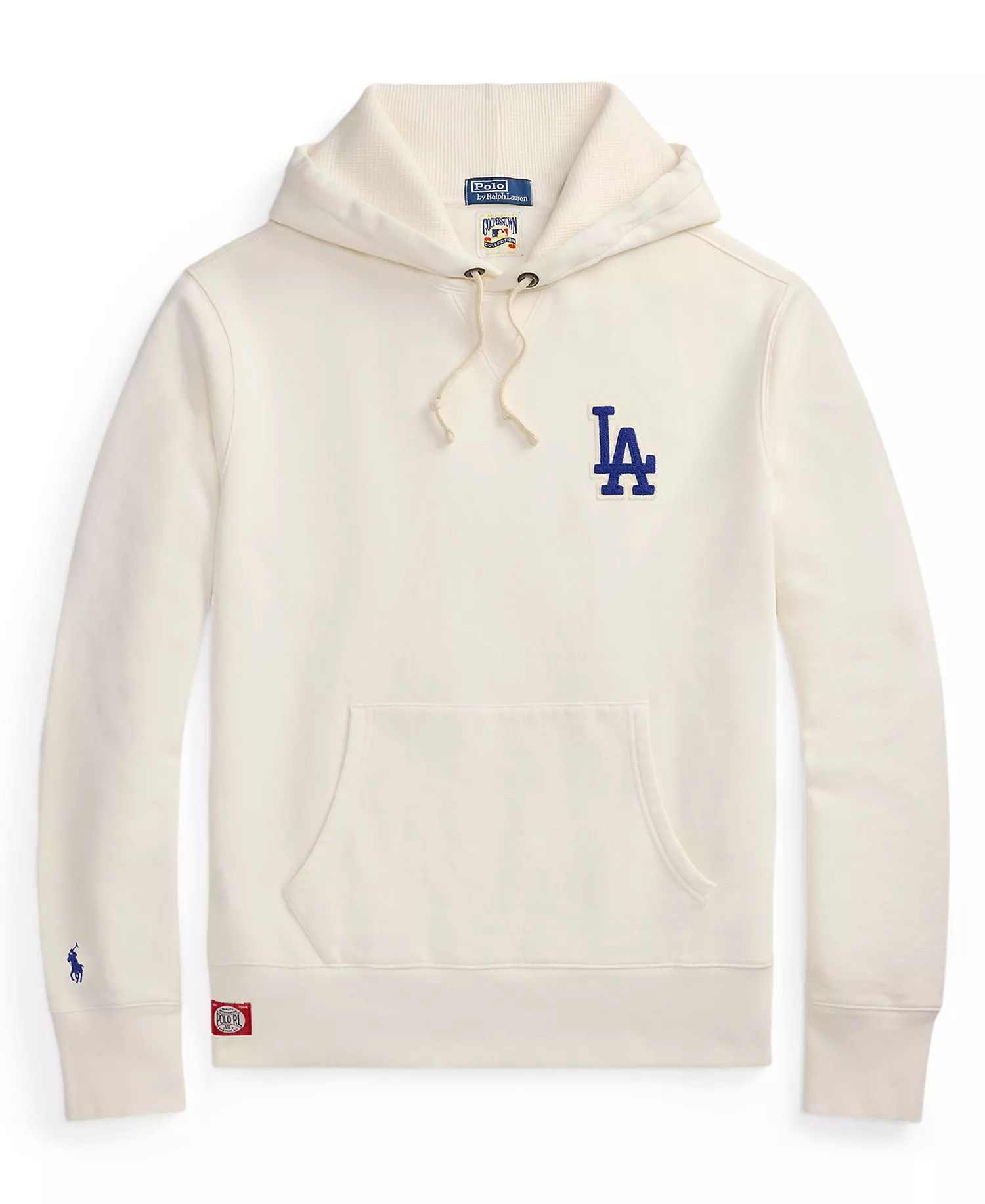 Men's Logo Patch Hooded Sweatshirt - Deckwash White - 2XL