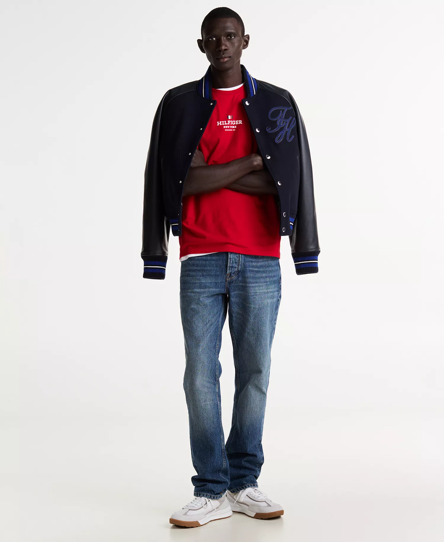 Men's New York Logo T-Shirt - Medium Red - S