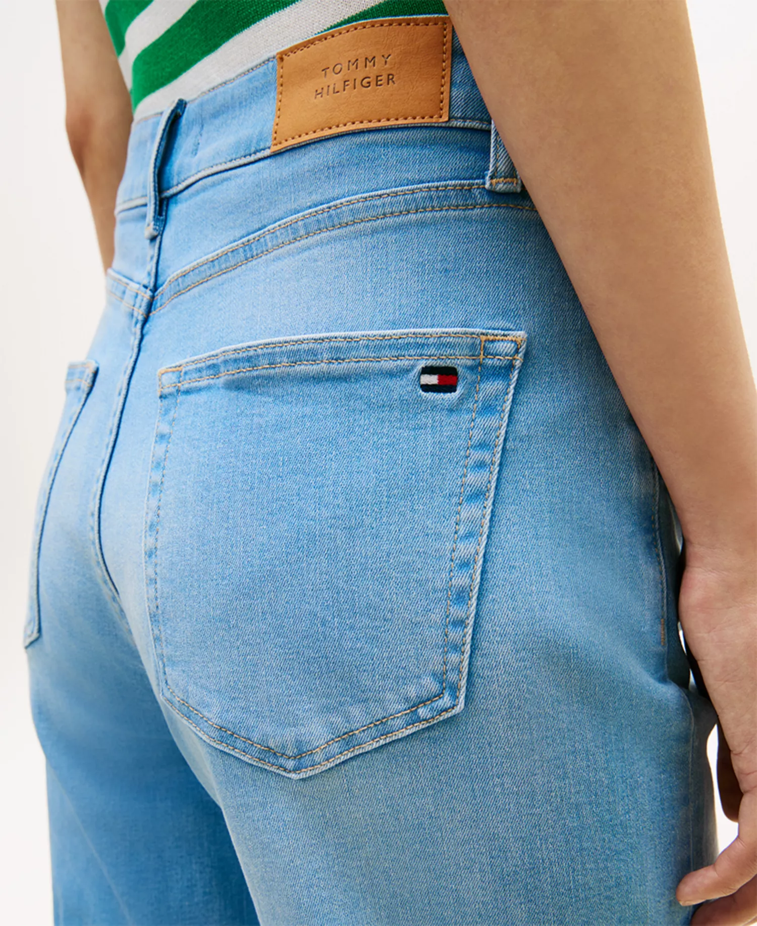 Women's 5-Pocket Denim Shorts - Light Blue - 10