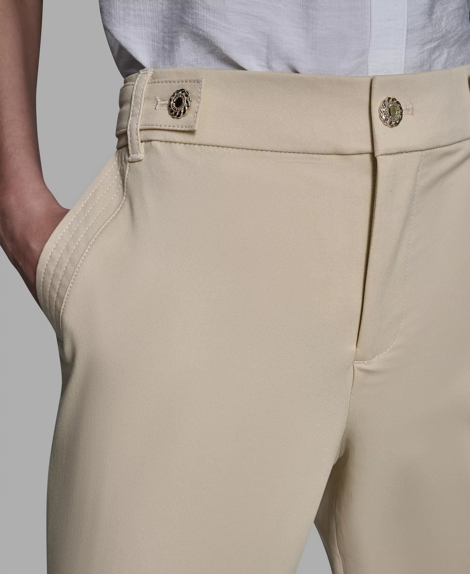 Women's Straight Ankle Pants - Desert Sand Multi - 10