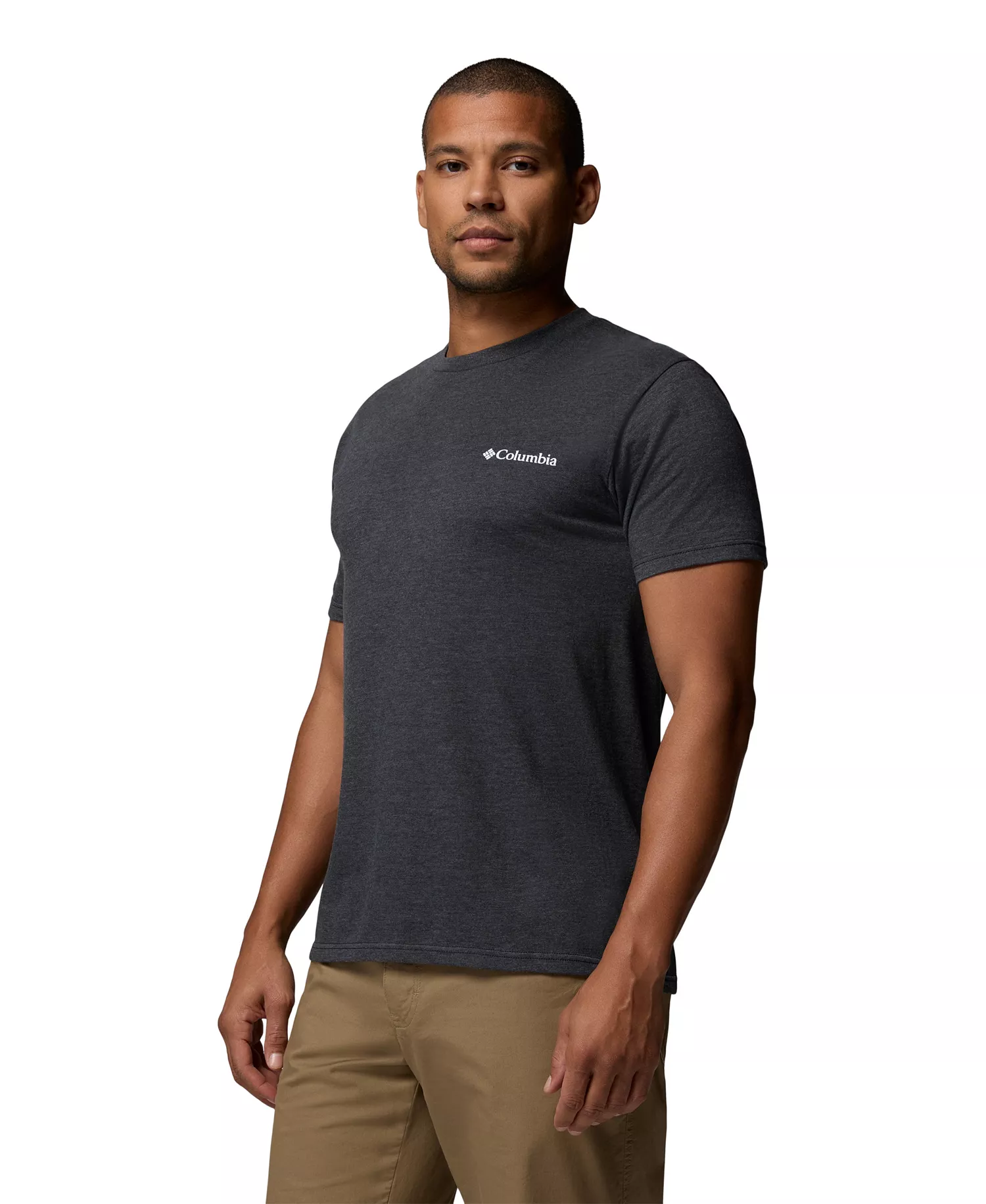 Men's Ross Short-Sleeve Graphic T-Shirt - Charcoal Heather - L