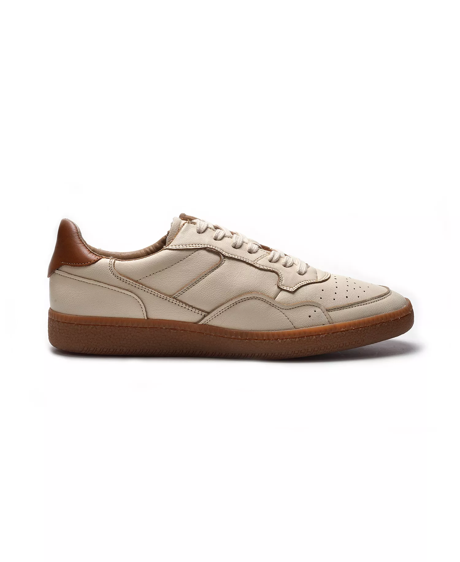 Anthony Veer Men's Hugo Round-Toe Sneakers - Cream - US 10 D