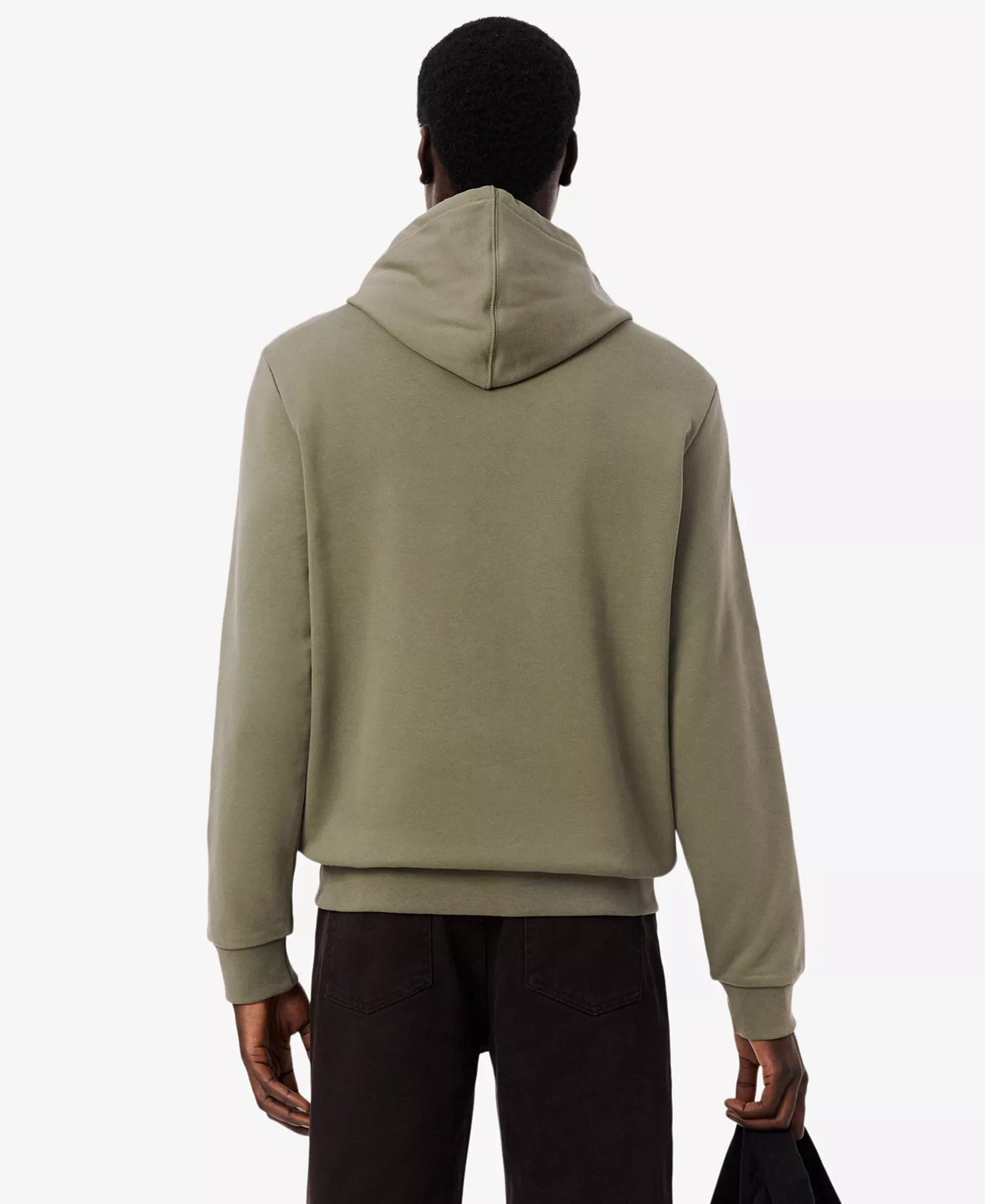 Men's Classic-Fit Logo Stripe Zipped Hoodie - Khaki - L