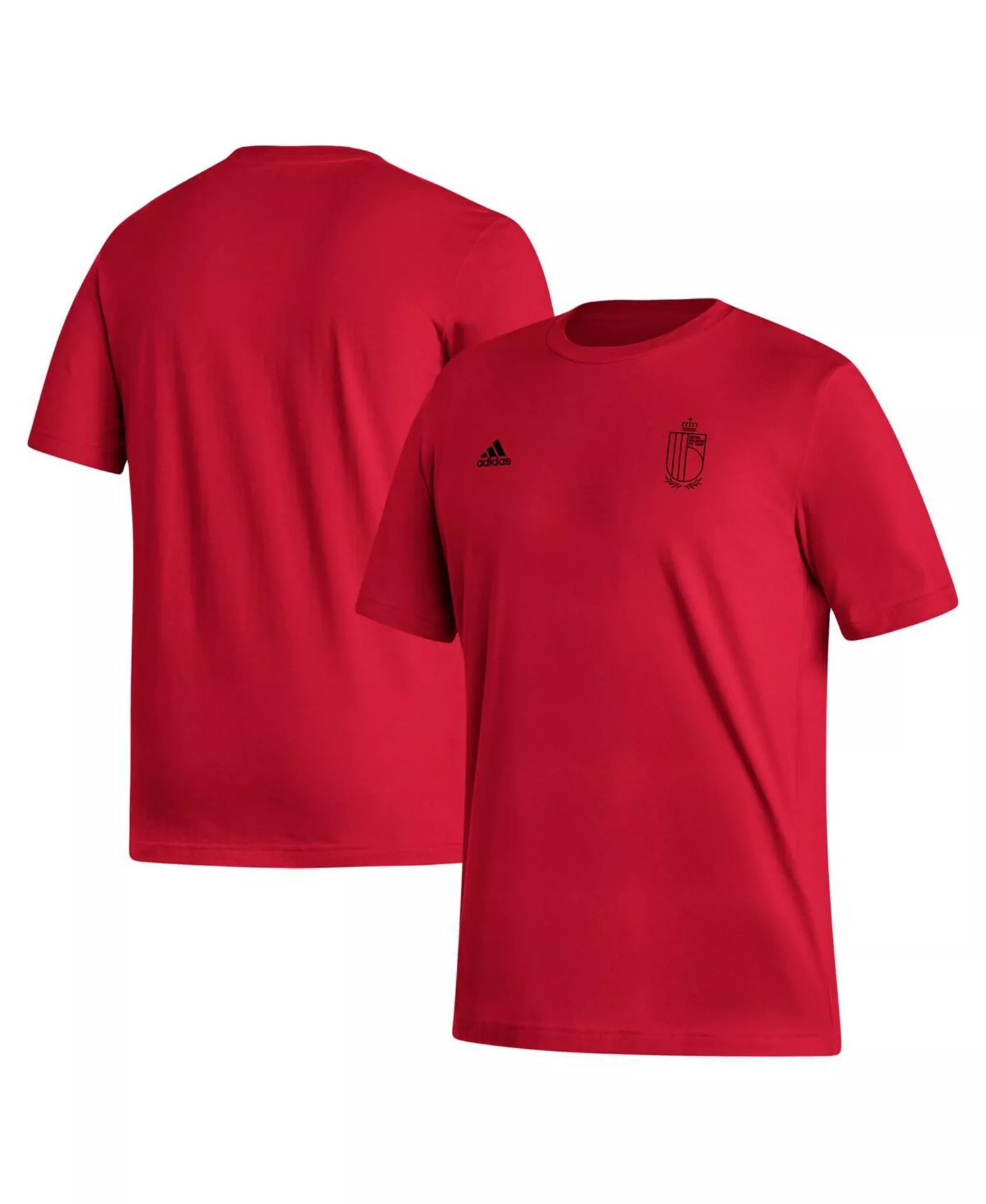 Men's Red Belgium National Team Crest T-Shirt - Red - 2XL