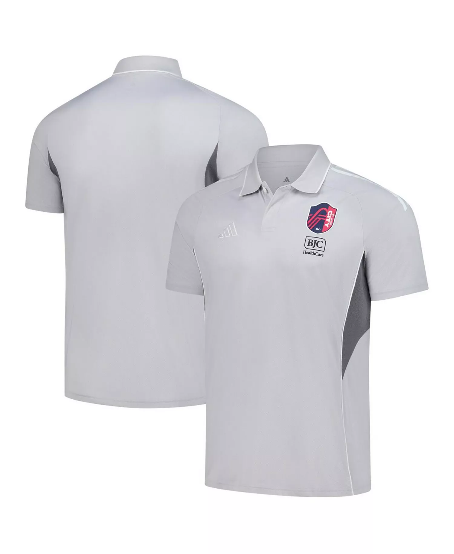 Men's Silver St. Louis City SC 2025 Training Polo Shirt - Silver - L