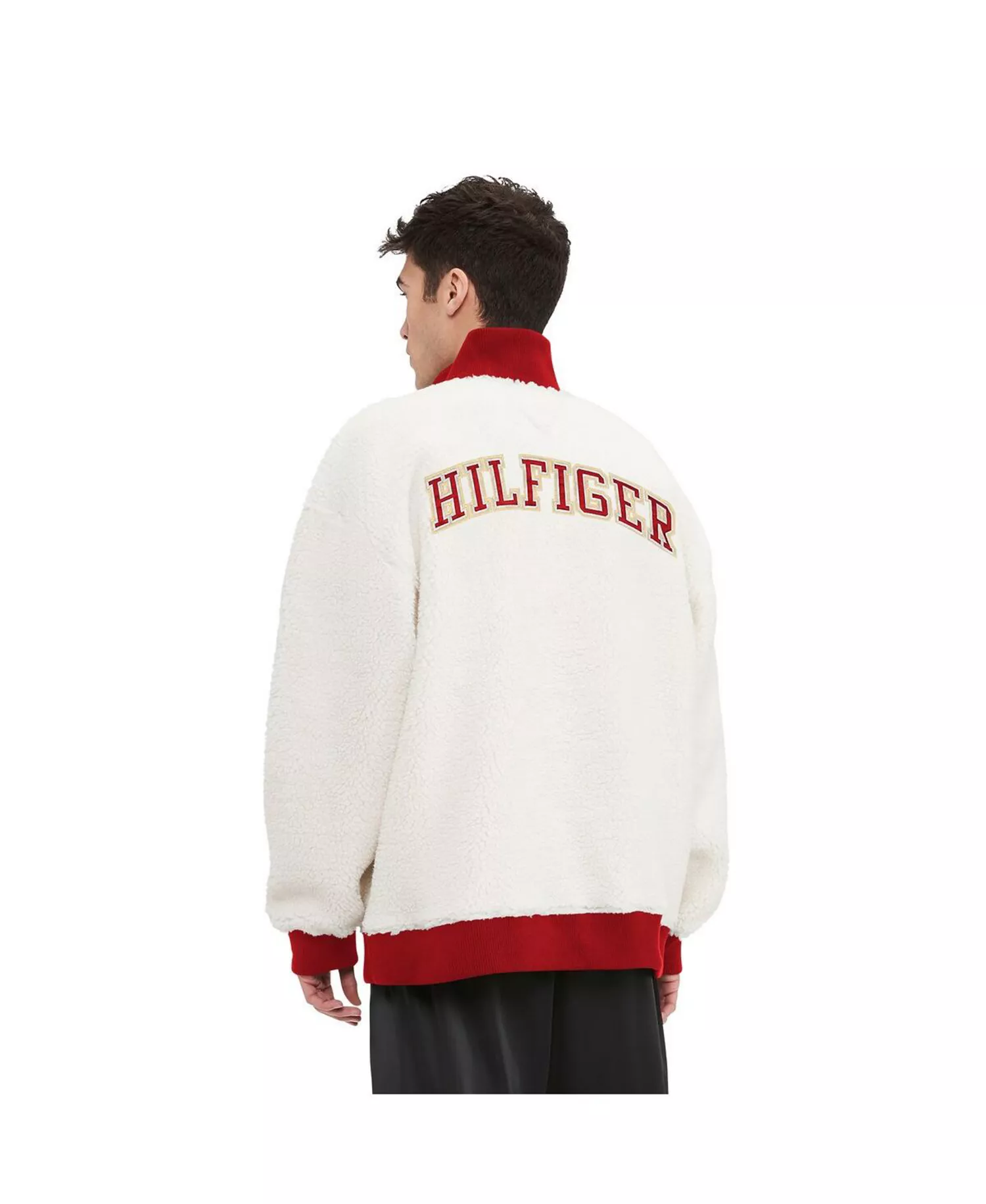 Men's Cream San Francisco 49ers Jordan Sherpa Quarter-Zip Sweatshirt - Cream - XL
