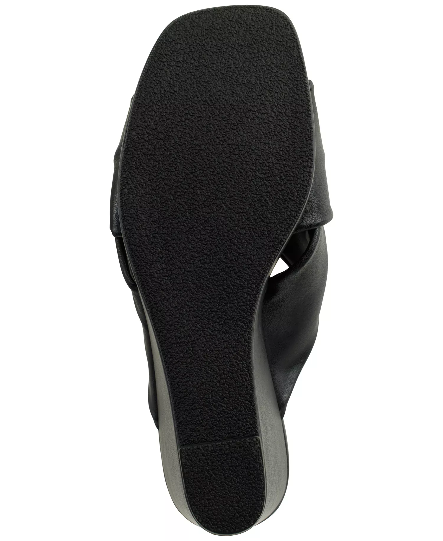 Women's Maryn Chain Twist Platform Wedge Sandals - Black/ Nickel - 10M