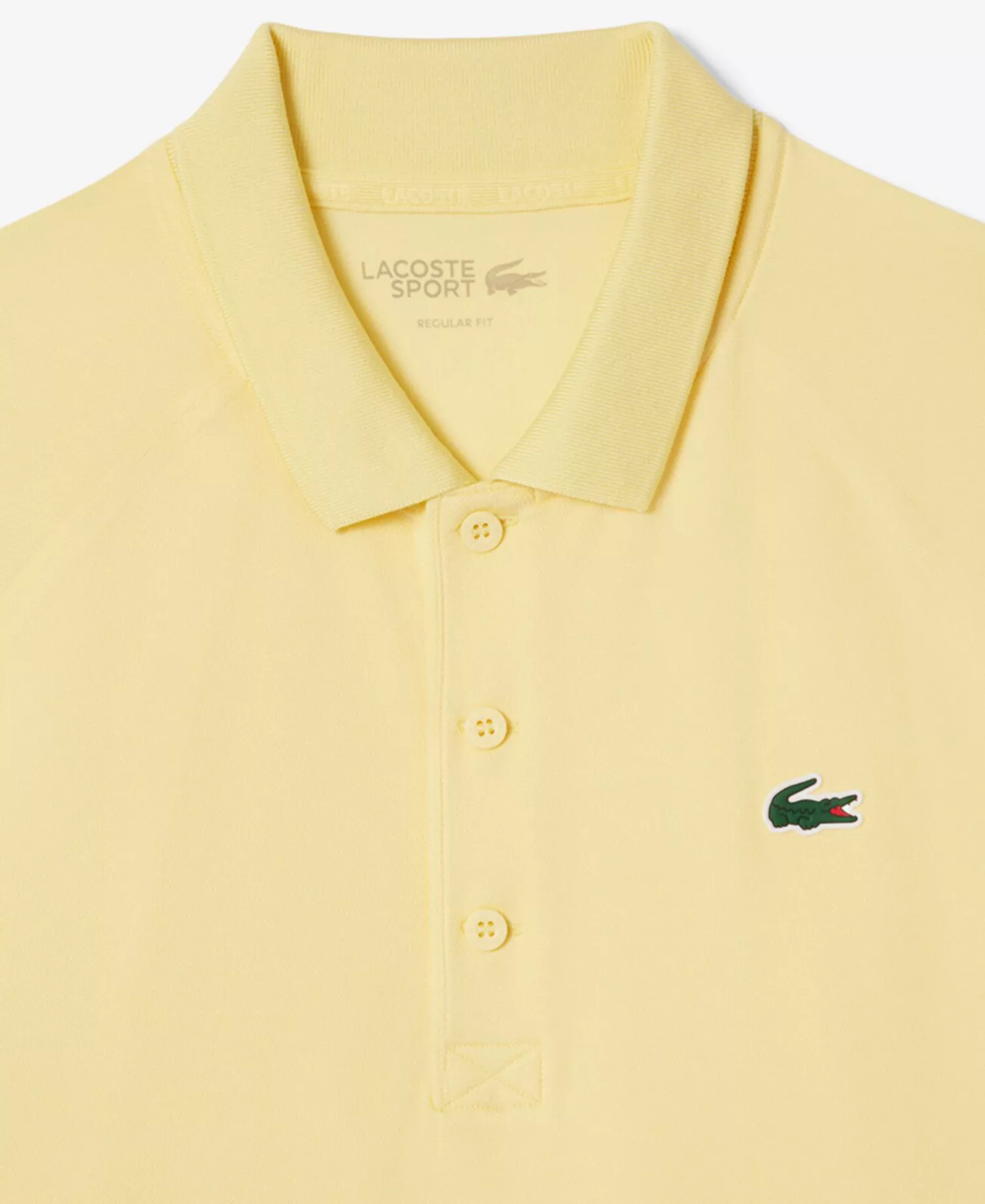 Men's Breathable Run-Resistant Interlock Polo Shirt - 107 Yellow - 2XL