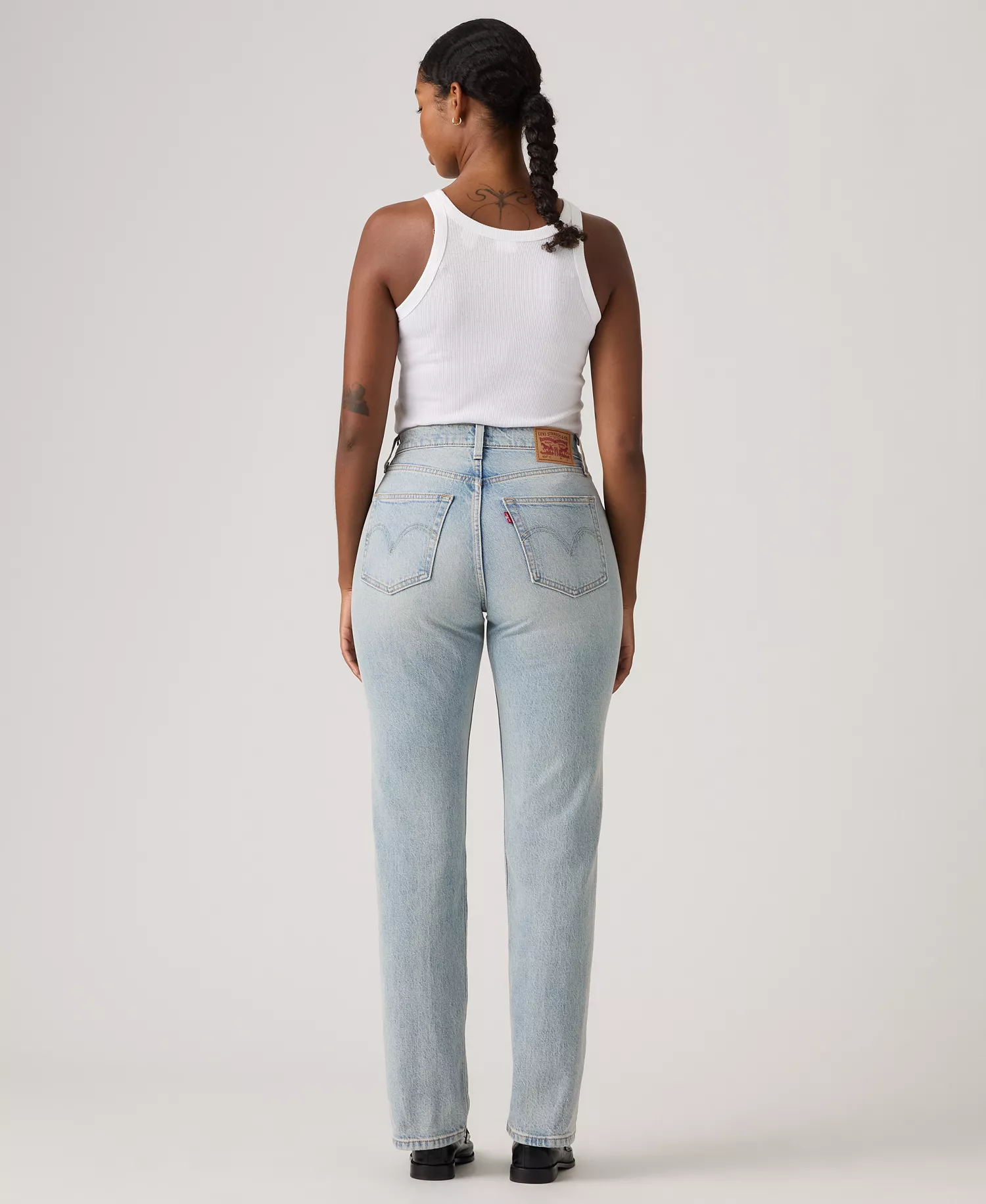 Women's 501 Curve High-Rise Straight-Leg Jeans - Heart Music No Dx - 24