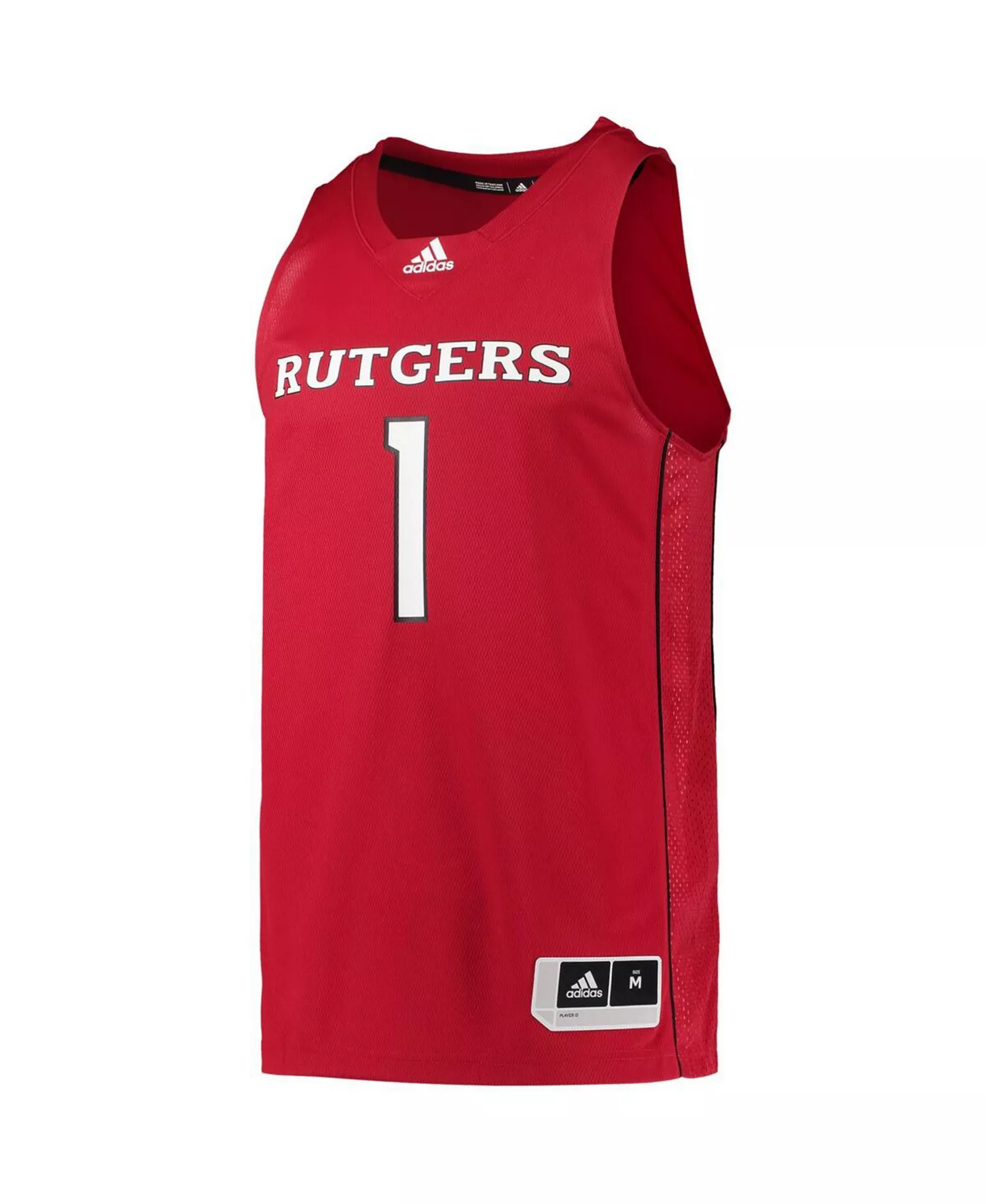 Men's 1 Rutgers Knights Team Swingman Basketball Jersey - Black - L