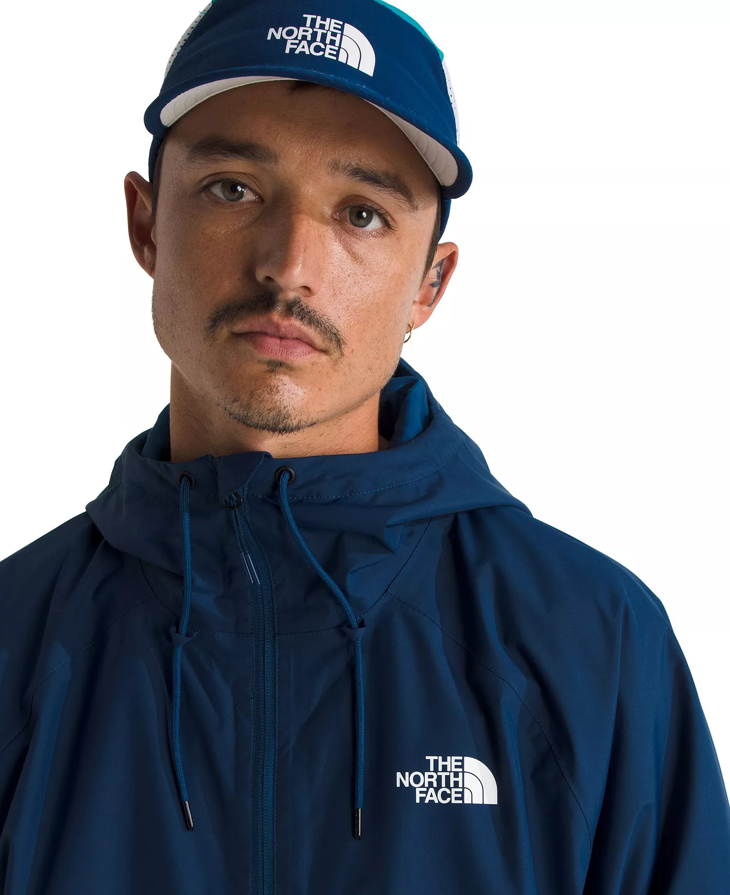 Men's Antora Rain Hoodie - Estate blue, Hero blue - M