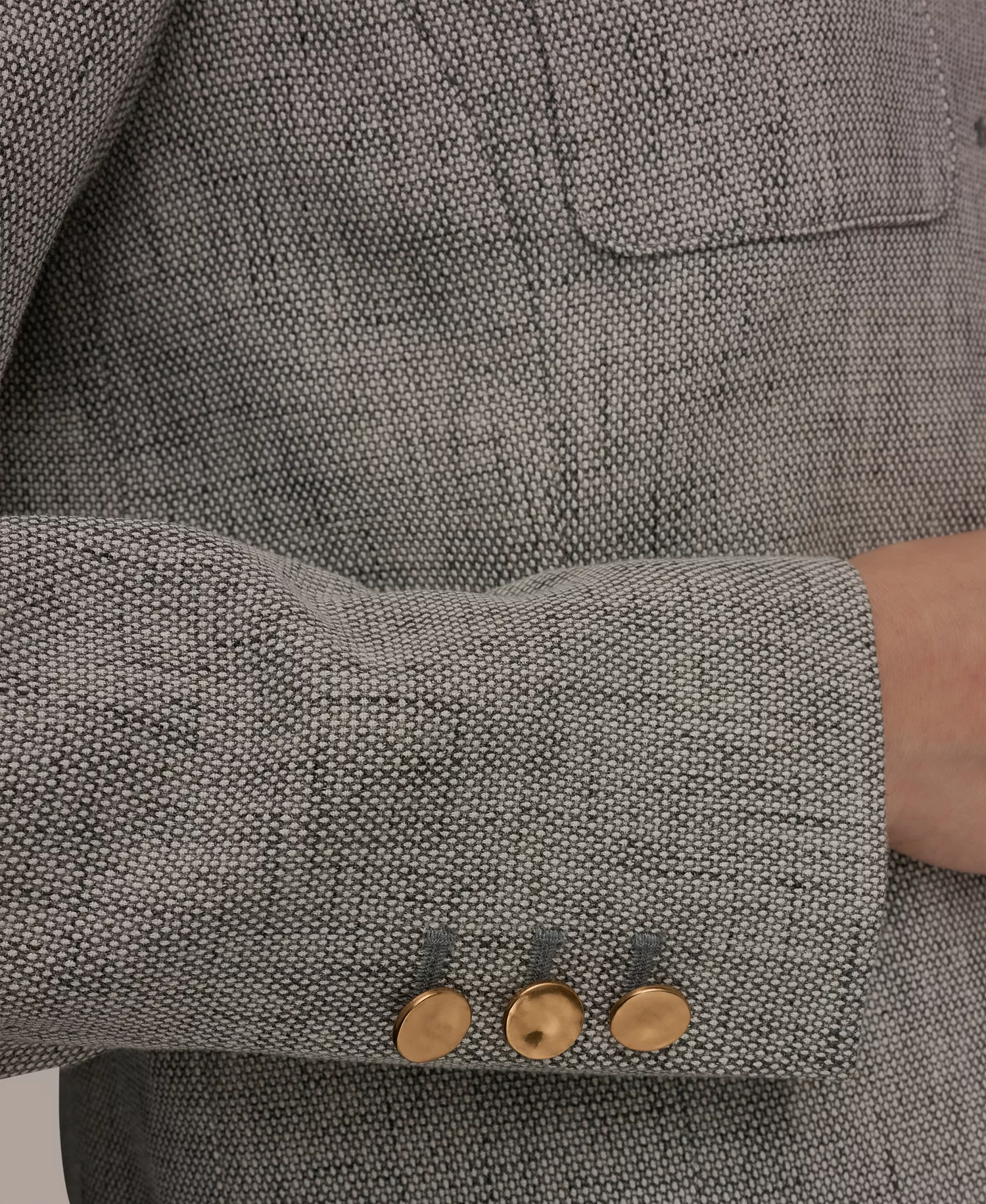 Women's Button-Front Cropped Jacket and High-Waist Wide-Leg Pants - Turin Multi - 0