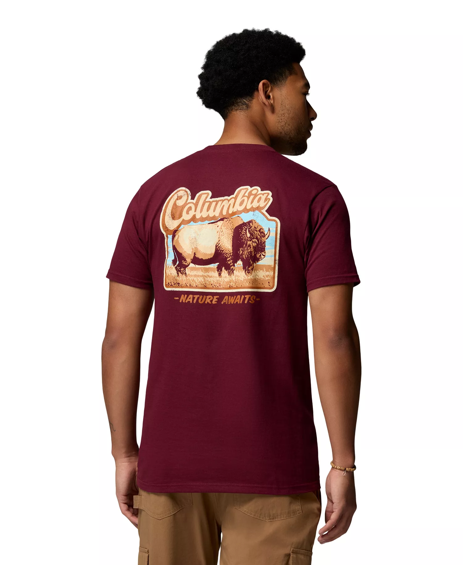 Men's Grassfed Graphic T-Shirt - Rich Wine - L