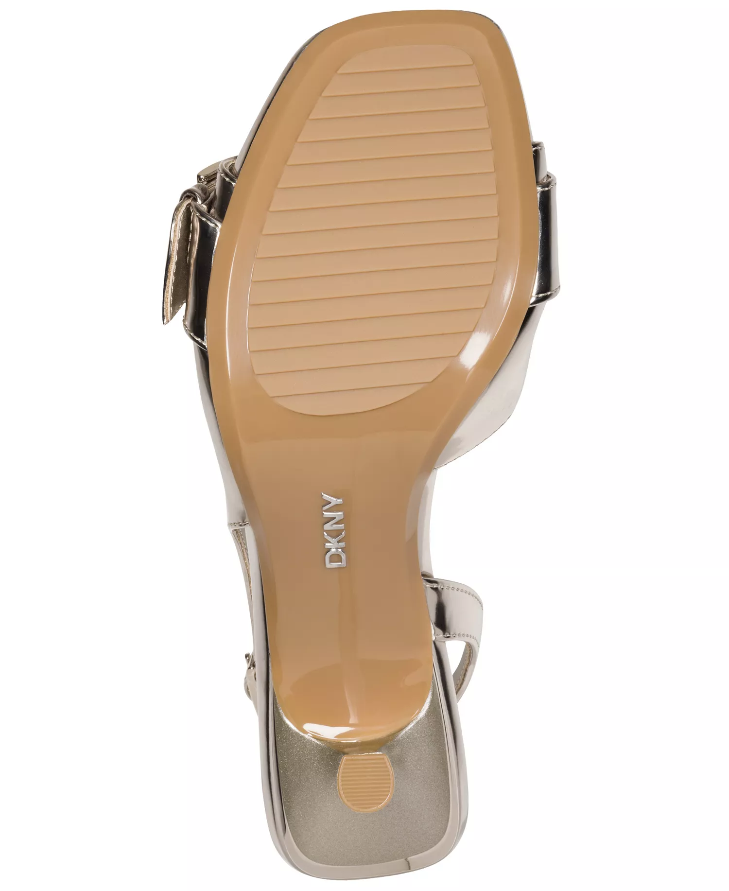 Women's Nolana Square Toe Dress Sandals - Champagne - 10M