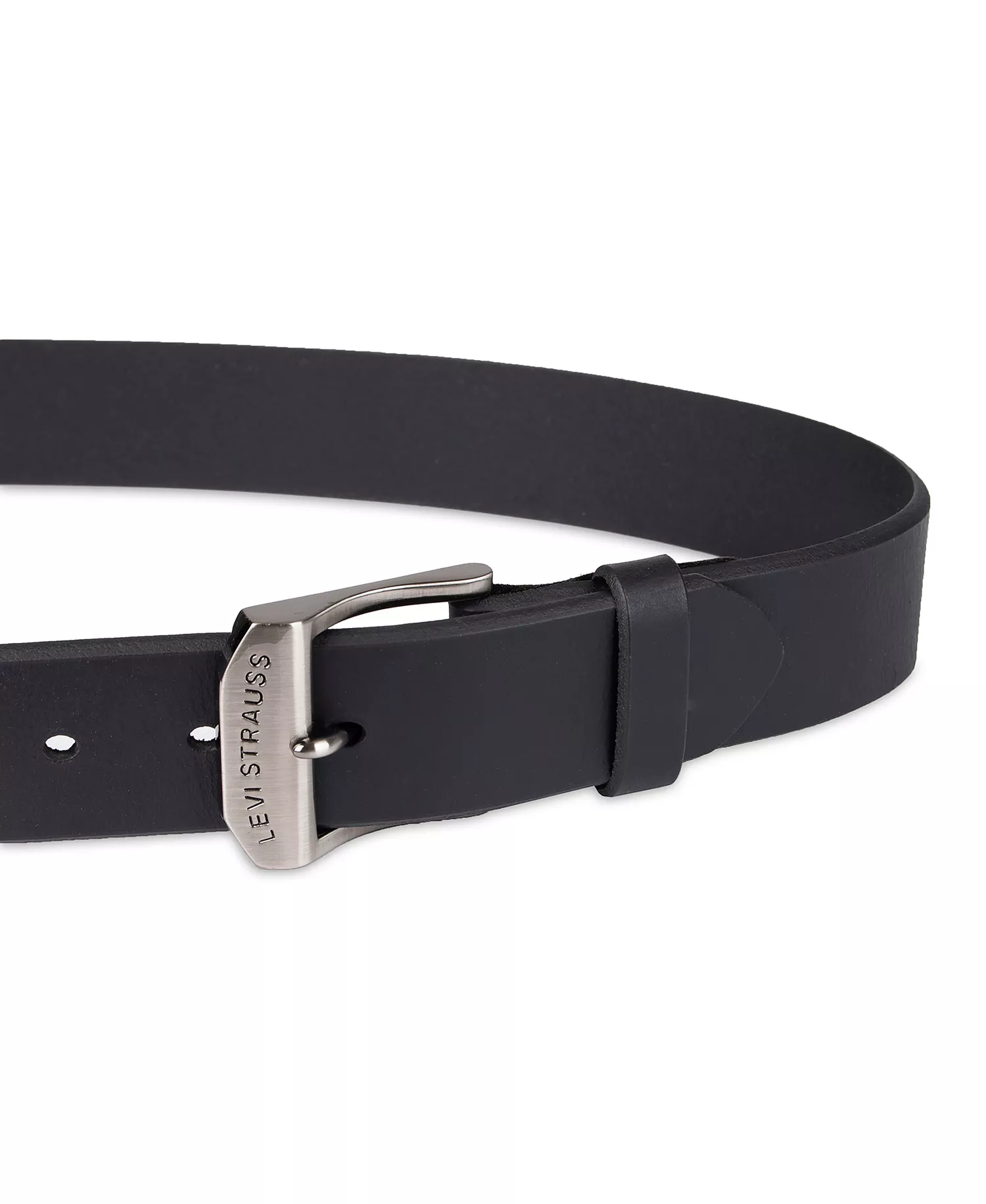 Casual Leather Men's Belt - Black - 42