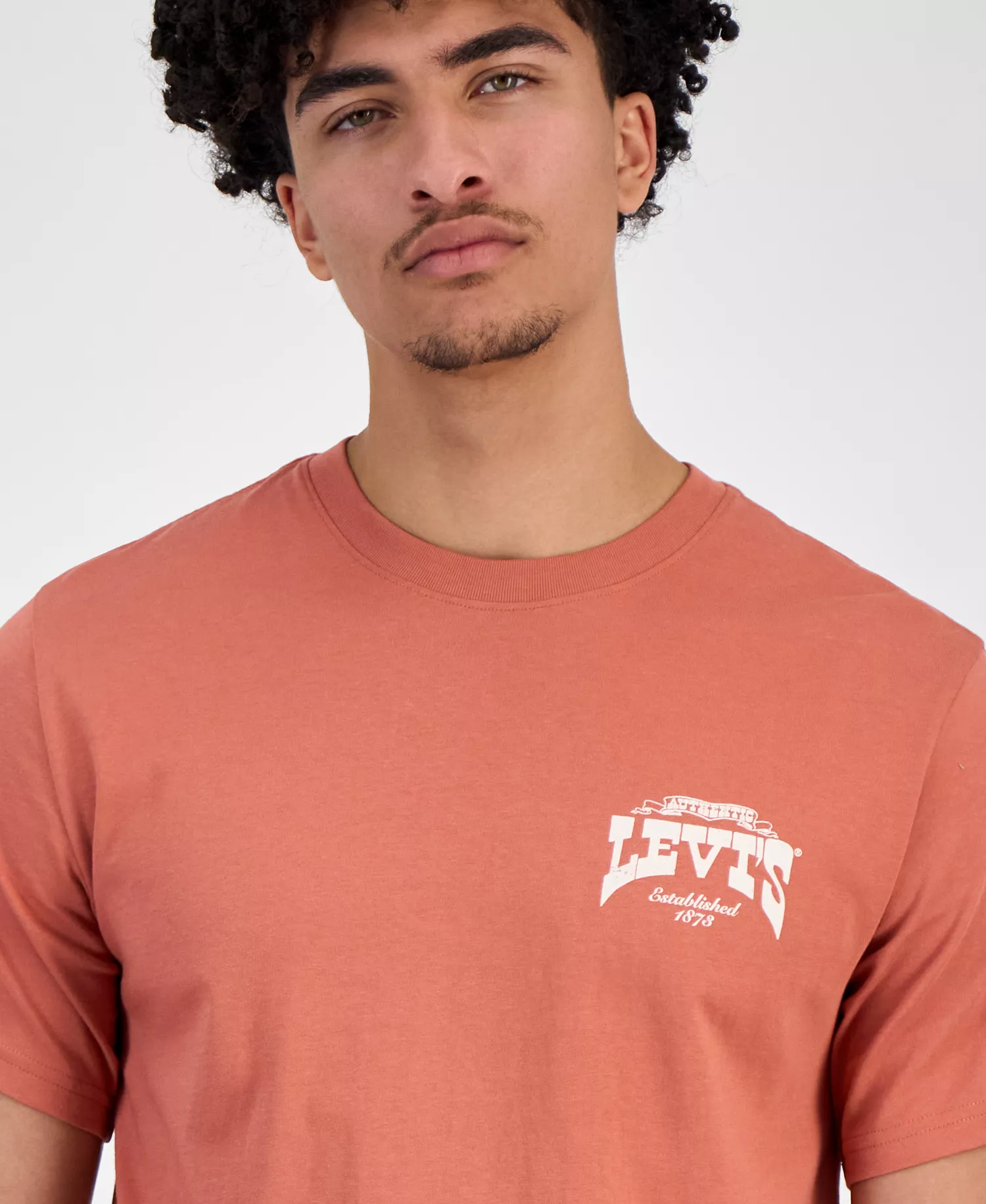 Men's Relaxed-Fit Short-Sleeve Graphic Crewneck T-Shirt - American Red - 2XL