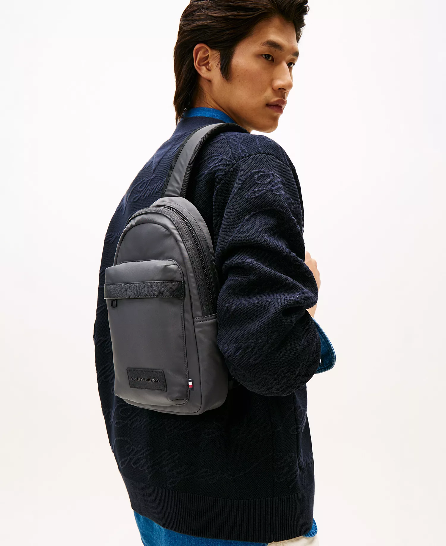 Men's Medium Sling Pack - Dark Gray - No Size