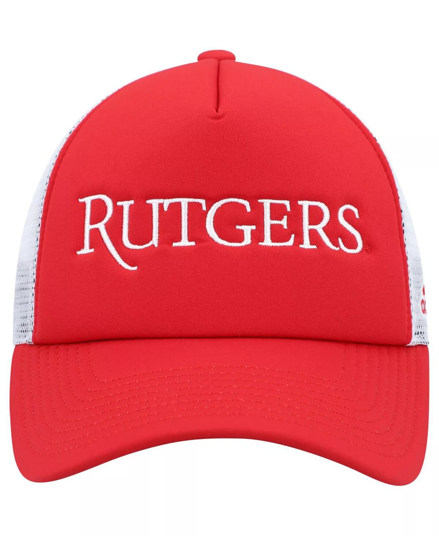Men's Scarlet, White Rutgers Scarlet Knights Foam Trucker Snapback Hat - Scarlet, White - One Size Fits All