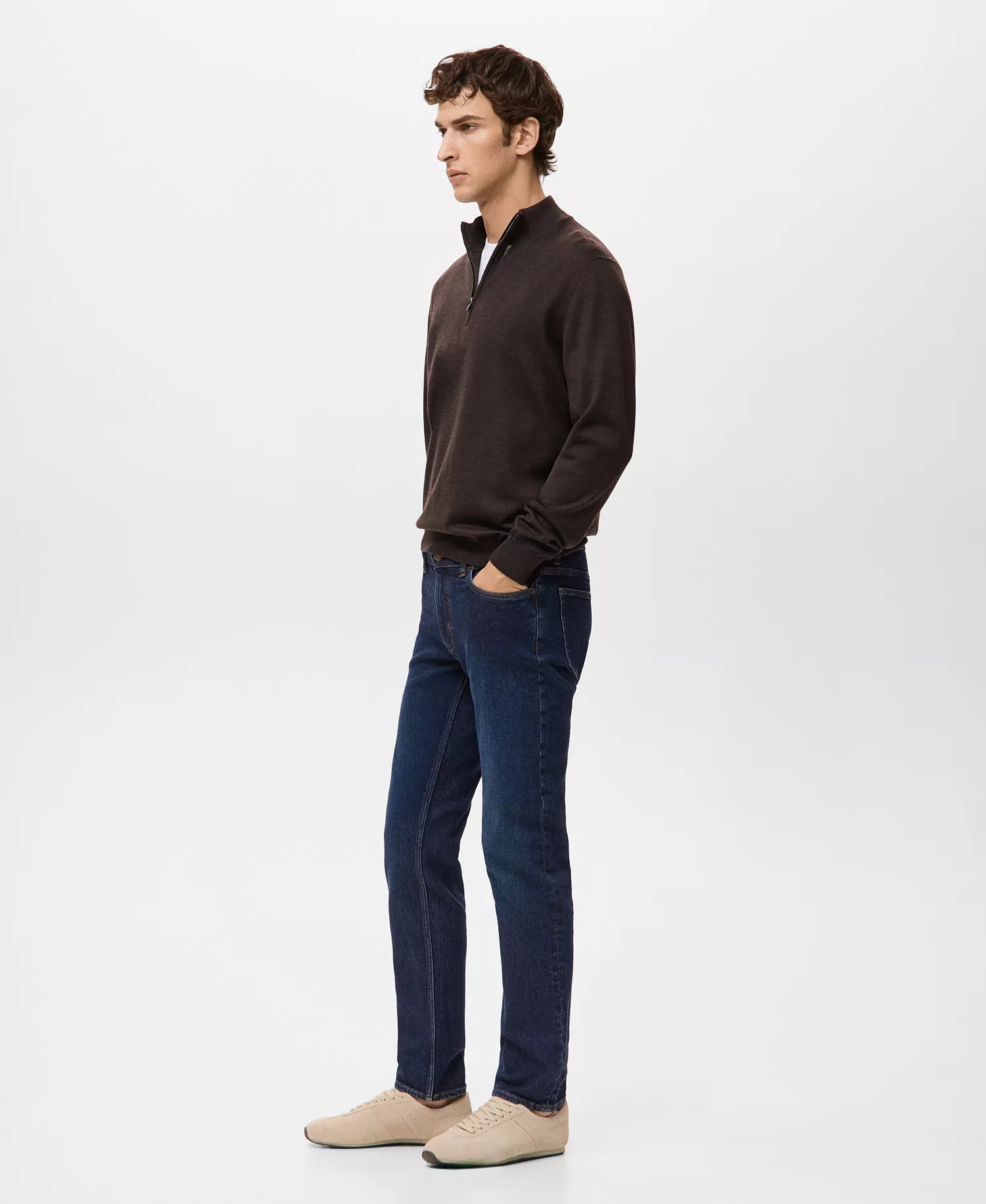 Men's Jan Slim-Fit Dark-Wash Jeans - Open Blue - 29 (EU 36)