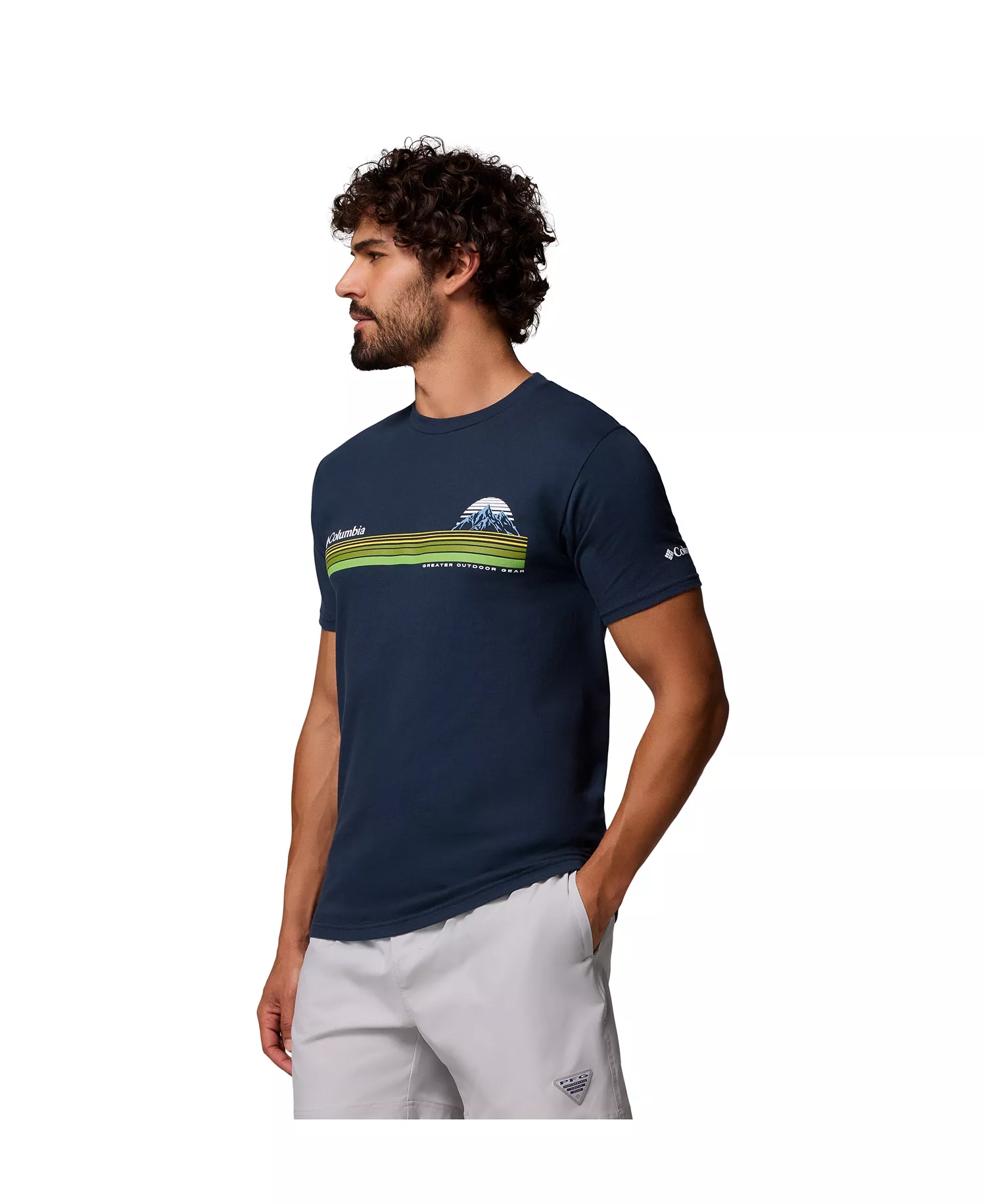 Men's Gauge Graphic T-Shirt - Columbia navy - L