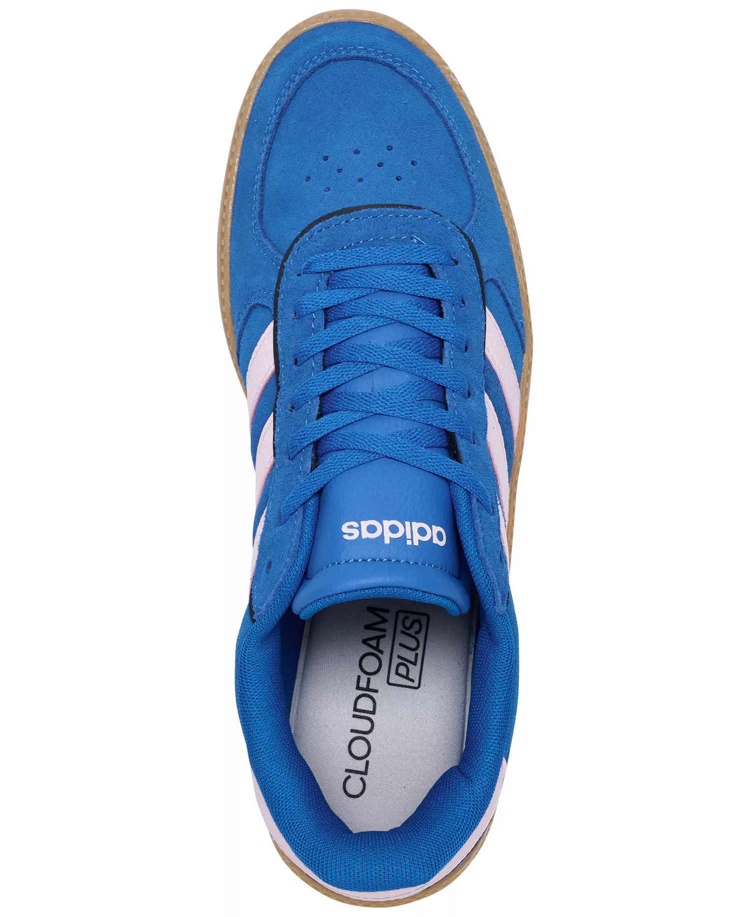 Women's Break Net Sleek Casual Sneakers from Finish Line - Bright Royal, Clear Pink, Carbon - 6