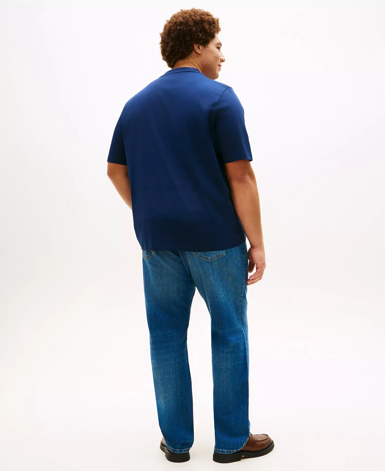 Men's Big & Tall Monogram Regular-Fit T-Shirt - Carbon Navy - 2XLT