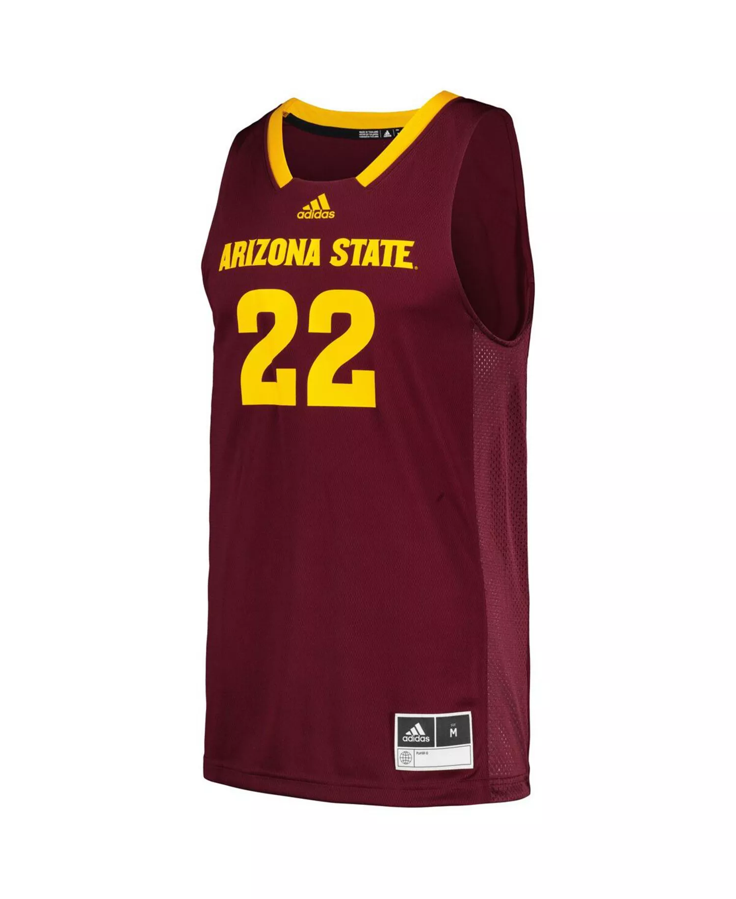 Men's #22 Maroon Arizona State Sun Devils Swingman Jersey - Maroon - 2XL