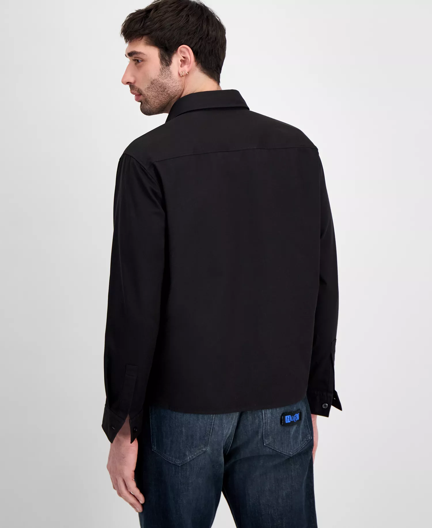 HUGO by Men's Ekynone Workwear Shirt - Black - 2XL