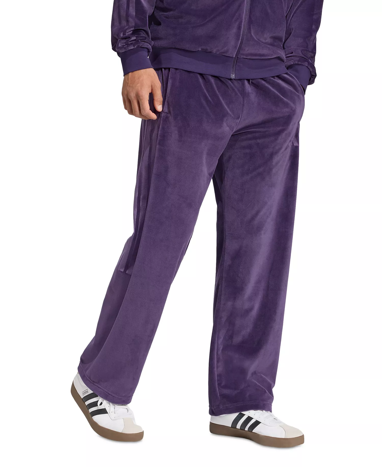 Men's Relaxed-Fit Velour Tiro Track Pants - Aurora Ivy - 2XL