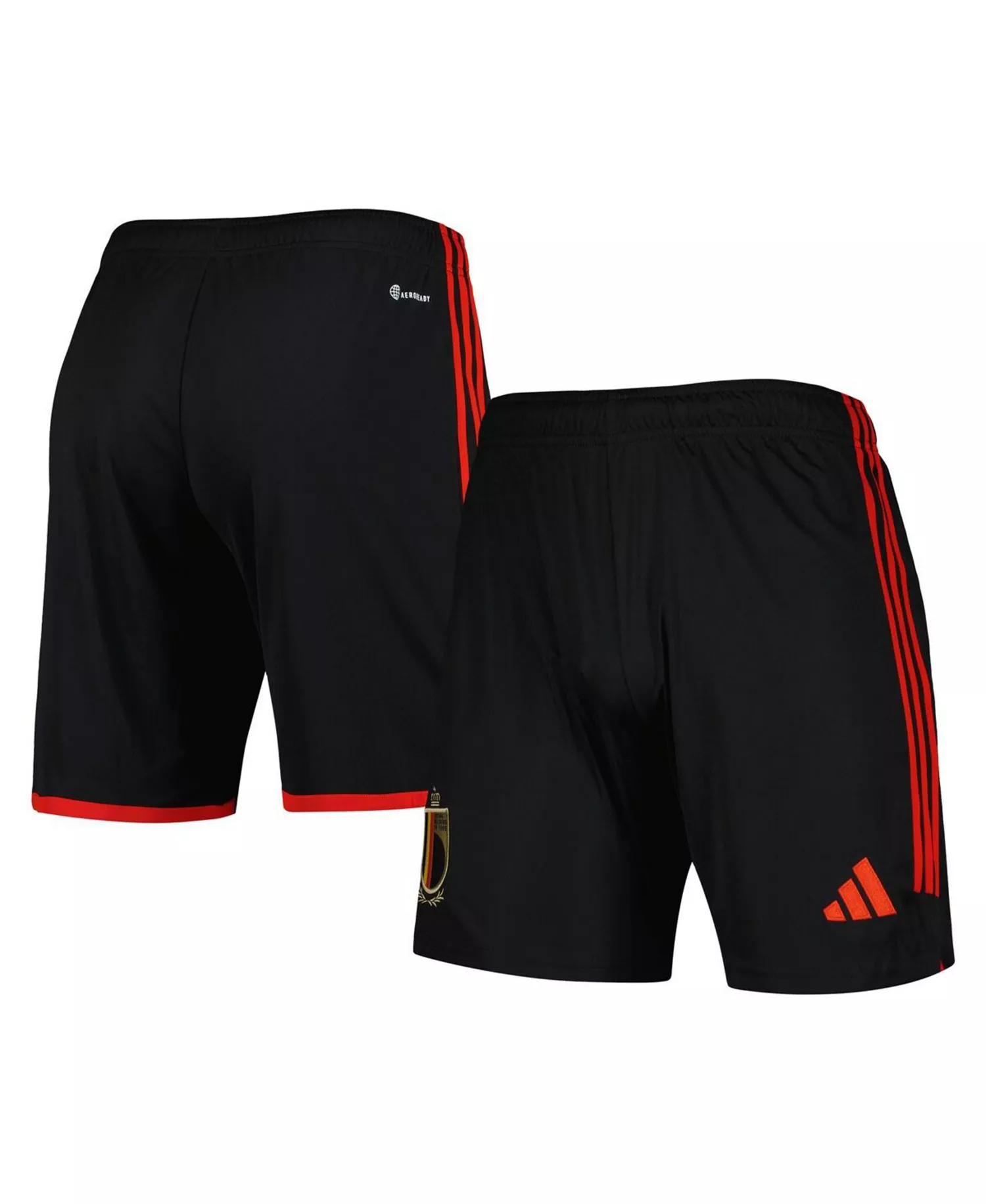 Men's Black Belgium National Team AEROREADY Replica Shorts - Black - 2XL