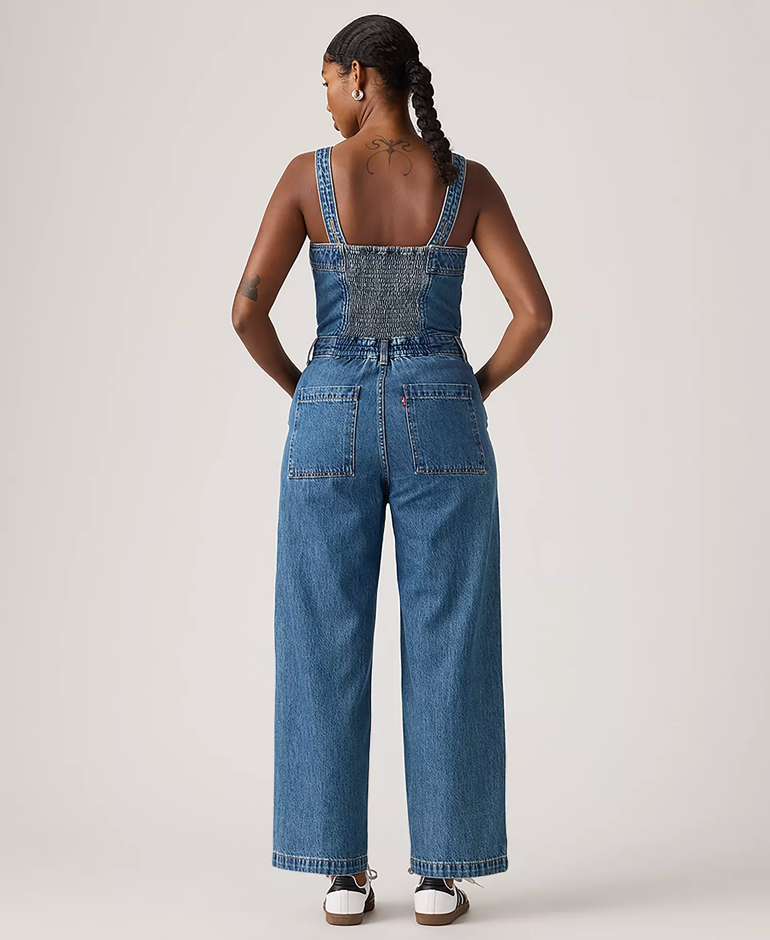 Women's Square Neck Jumpsuit - Oh My Goodness - L