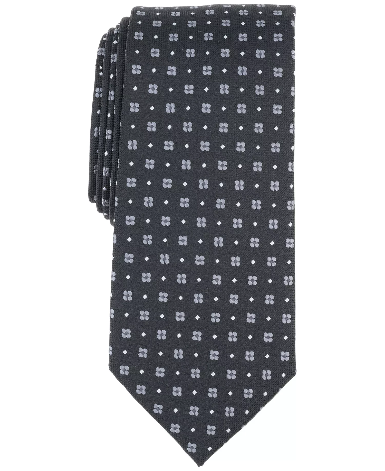 Men's Hailey Shamrock Tie - Black - ONE SIZE