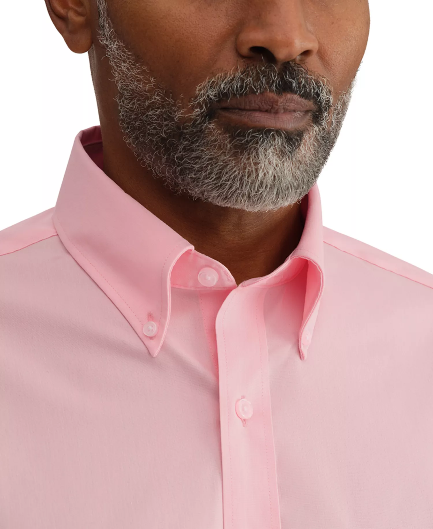 Men's Regular-Fit Long-Sleeve Dress Shirt - Coral - 14.5 32/33