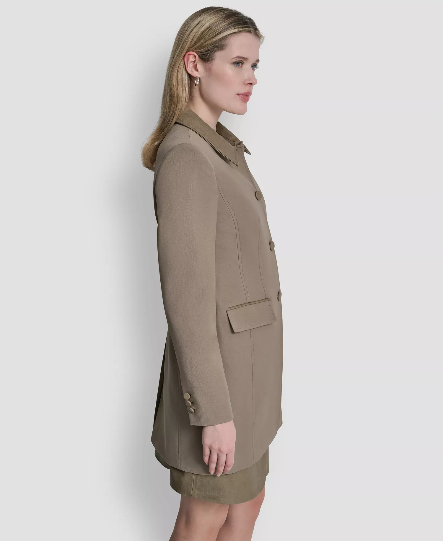 Women's Tech Sport 4-Button Topper Jacket - Taupe - 0