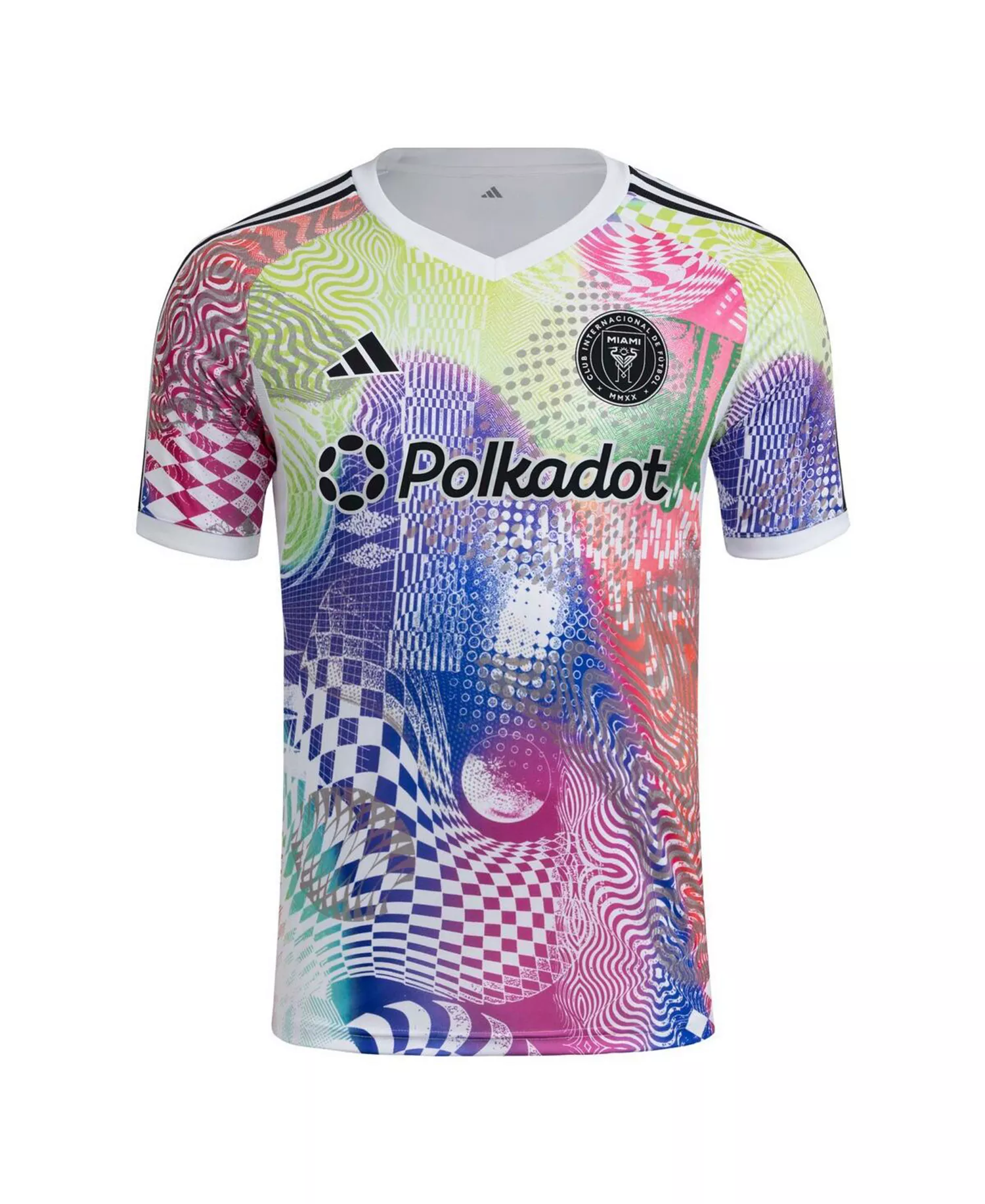 Men's White Inter Miami CF 2025 Pride Pre-Match Jersey - White - L