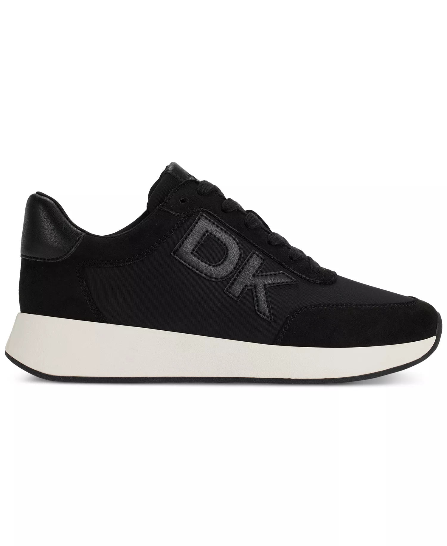 Oaks Logo Appliqué Athletic Lace Up Sneakers, Created for Macy's  - Bone - 10M