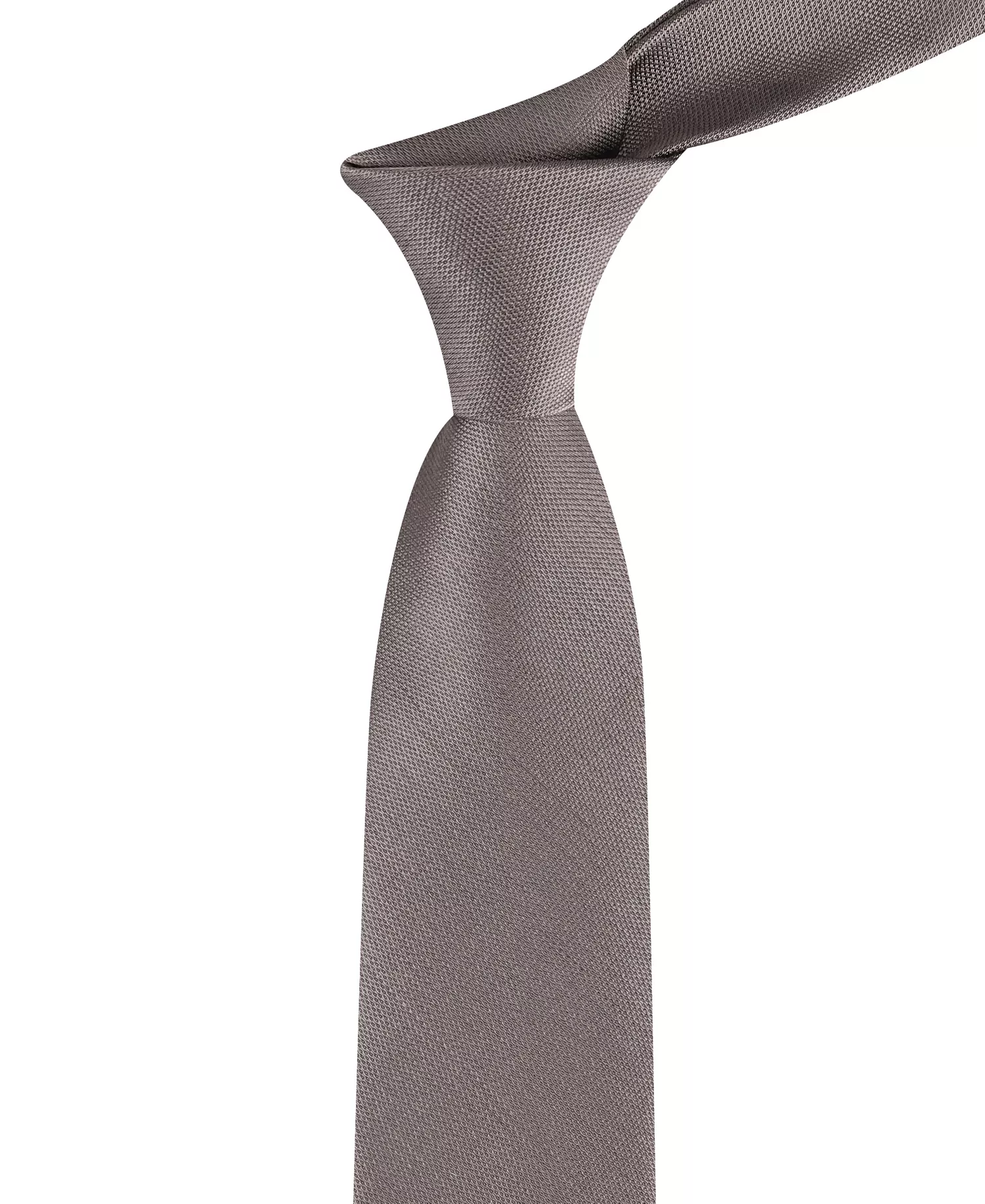 Men's Silky Solid Tie - Gray - ONE SIZE