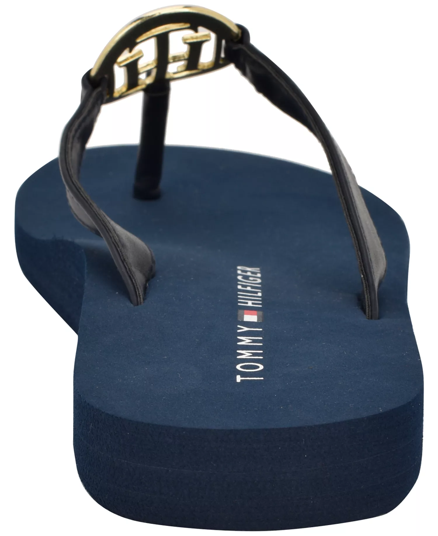 Women's Crelina Logo Flip Flop Sandals - Dark Blue - 10M