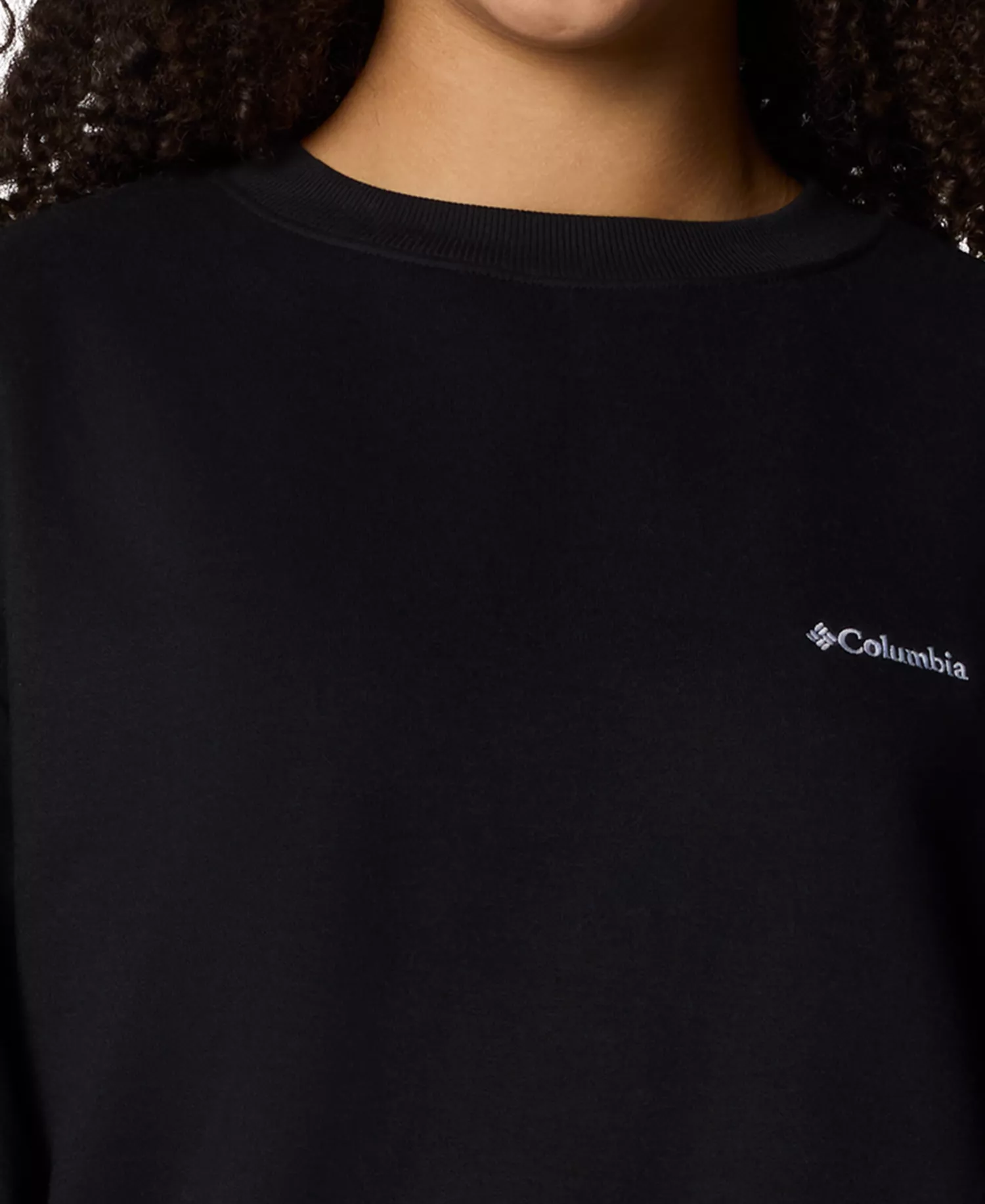 Women's Aldermore Crewneck Long-Sleeve Sweatshirt - Black - L