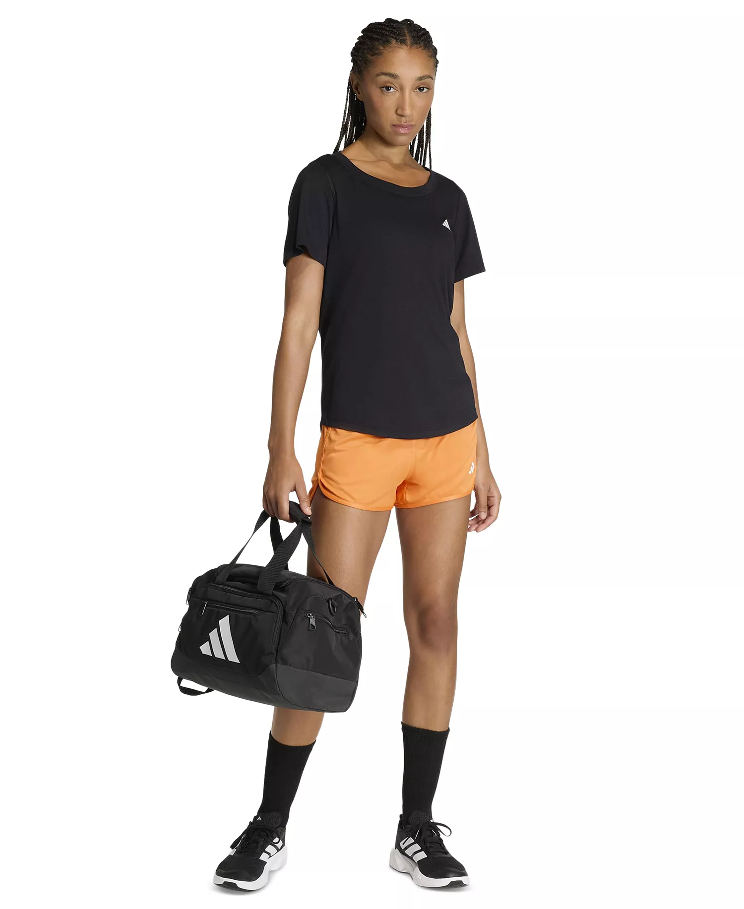 Women's Workout Essentials Seamless Scoop Neck T-Shirt - Black - 2XL