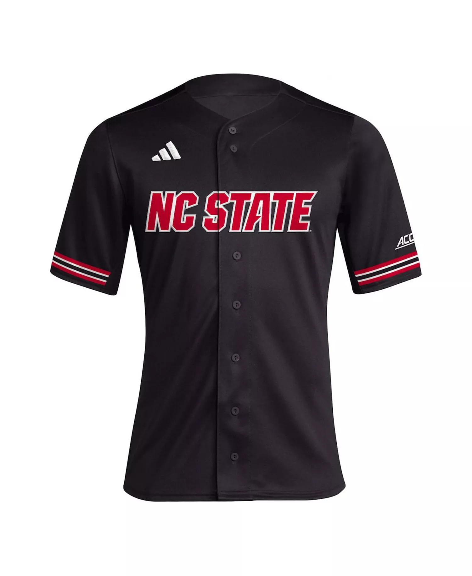 Men's NC State Wolfpack Reverse Retro Replica jersey Baseball Jersey - Black - 2XL