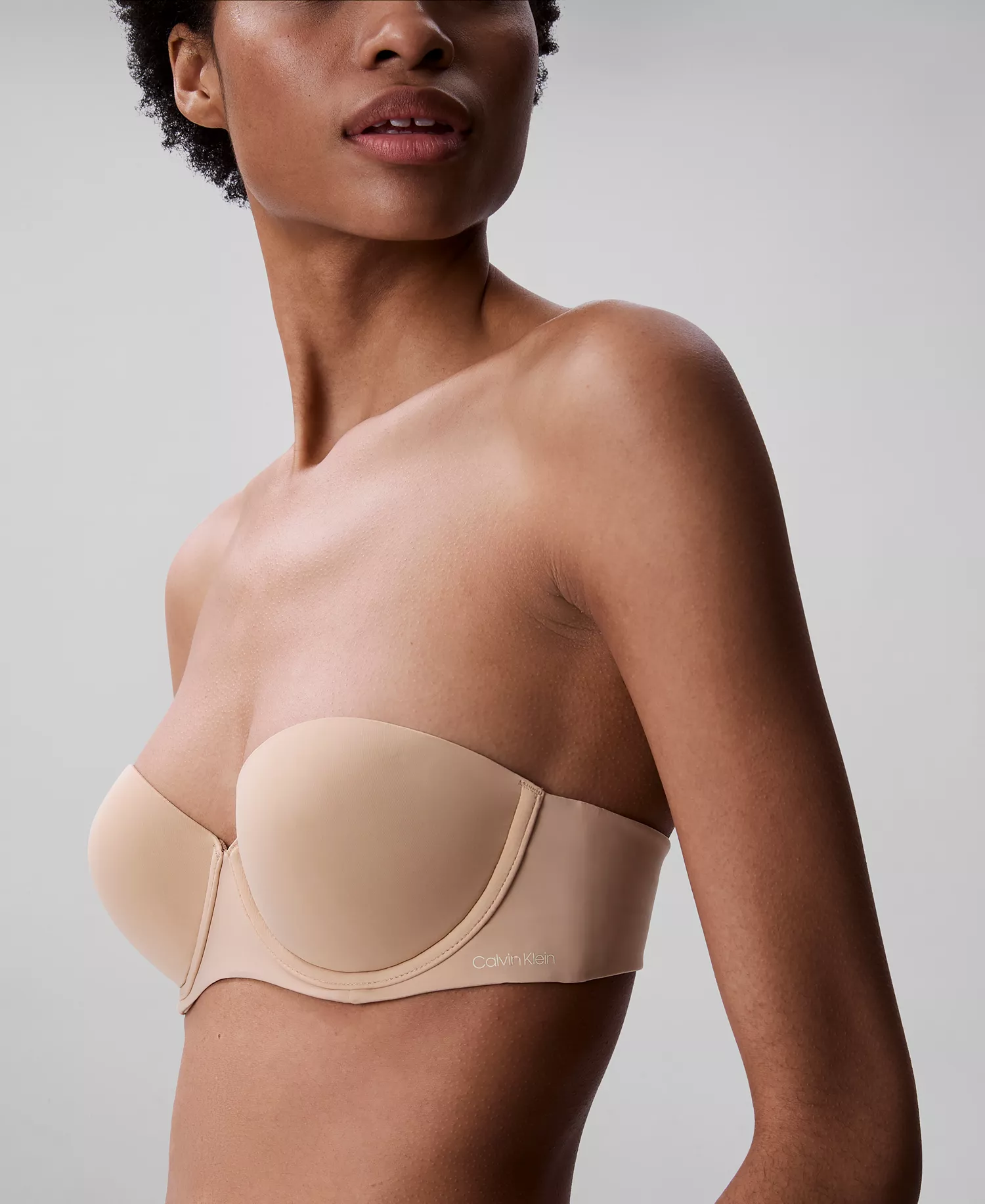 Women's Perfectly Fit Push-Up Strapless Bra QF5677 - Bare (Nude 5) - 30 - A