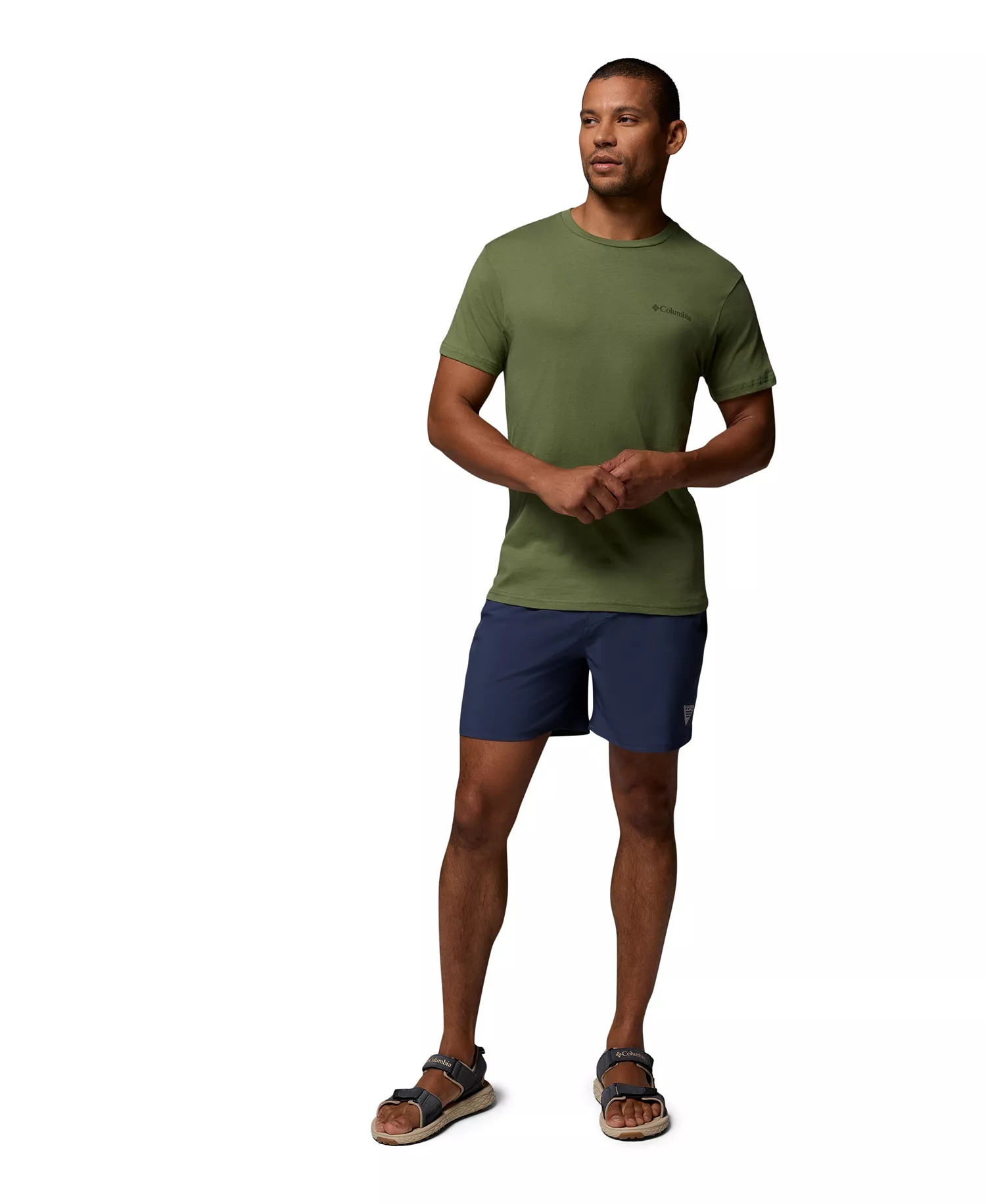 Men's Mist Graphic T-Shirt - Olive - M