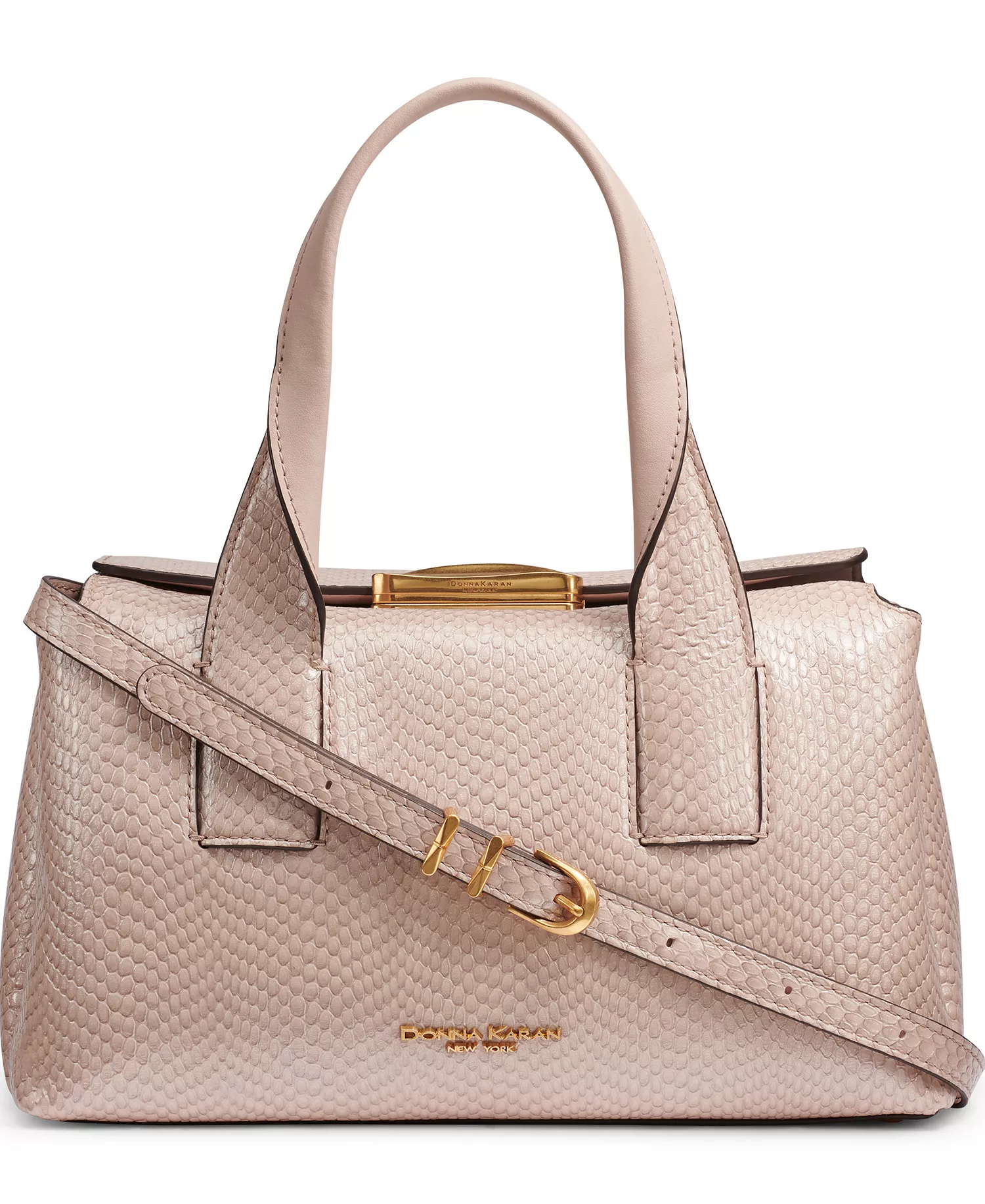 Magnetic Medium Amagansett Snake Satchel Bag - Snow Petal - NO SIZE