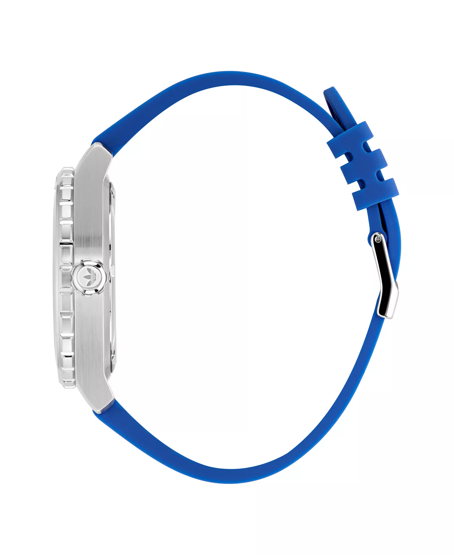 Unisex Analog Blue Silicone Watch, 44mm - Blue - No Size