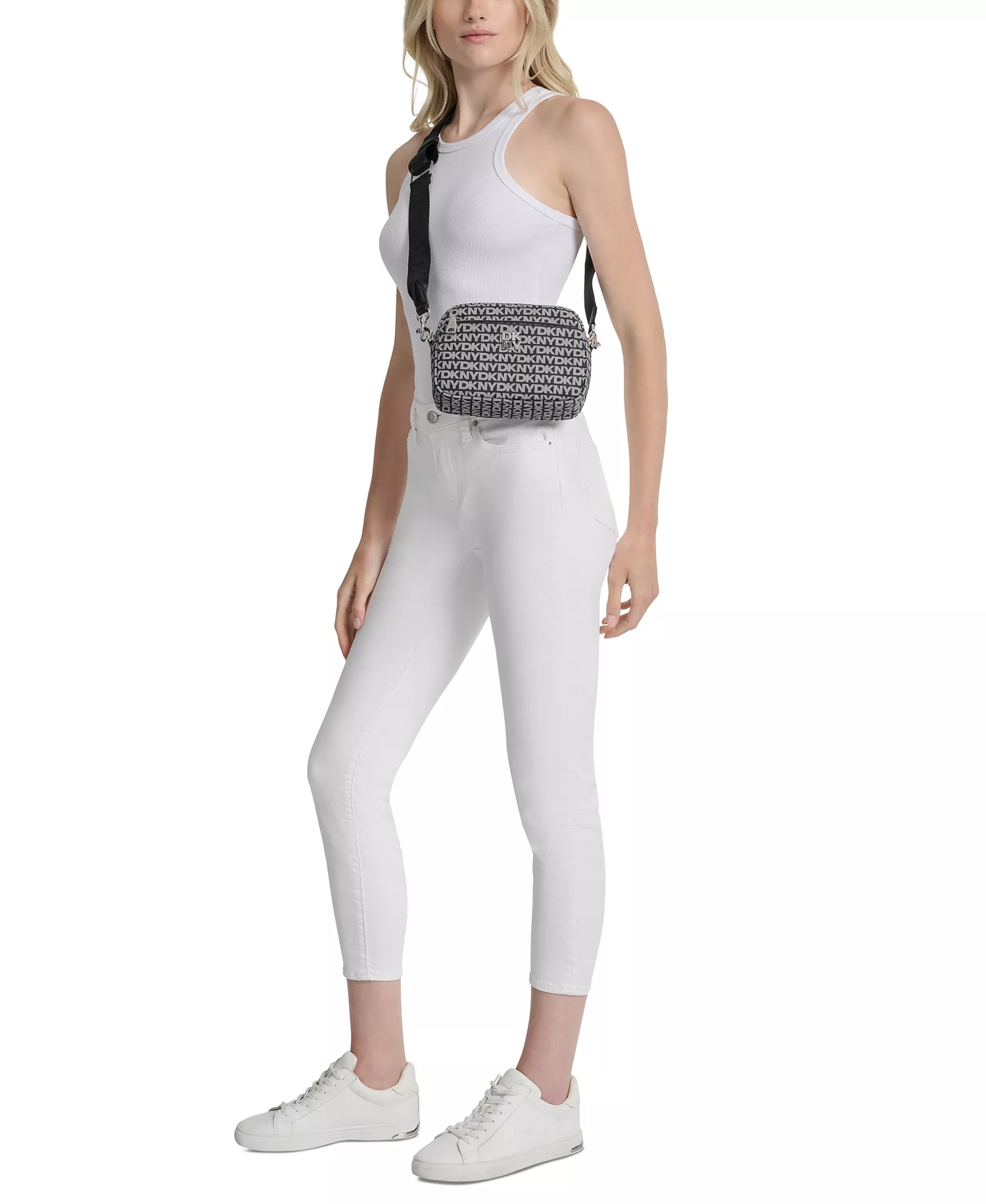 Jenny Small Logo Camera Bag - Black Logo/black - NO SIZE