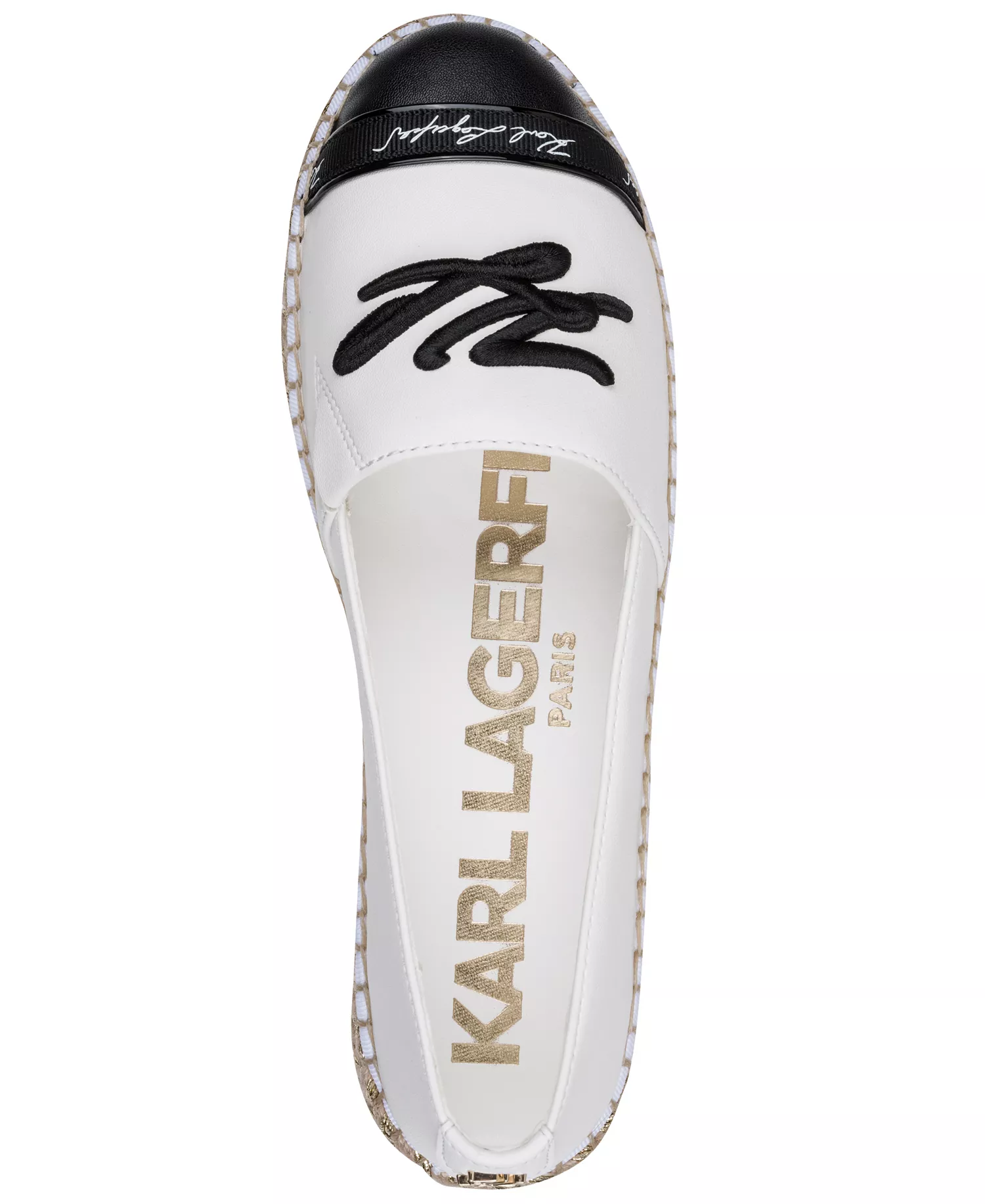 Women's Millicent Slip-On Espadrilles - Bright White/Black - 8.5