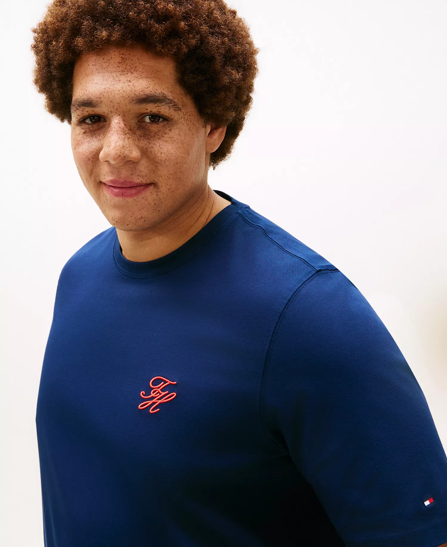 Men's Big & Tall Monogram Regular-Fit T-Shirt - Carbon Navy - 2XLT