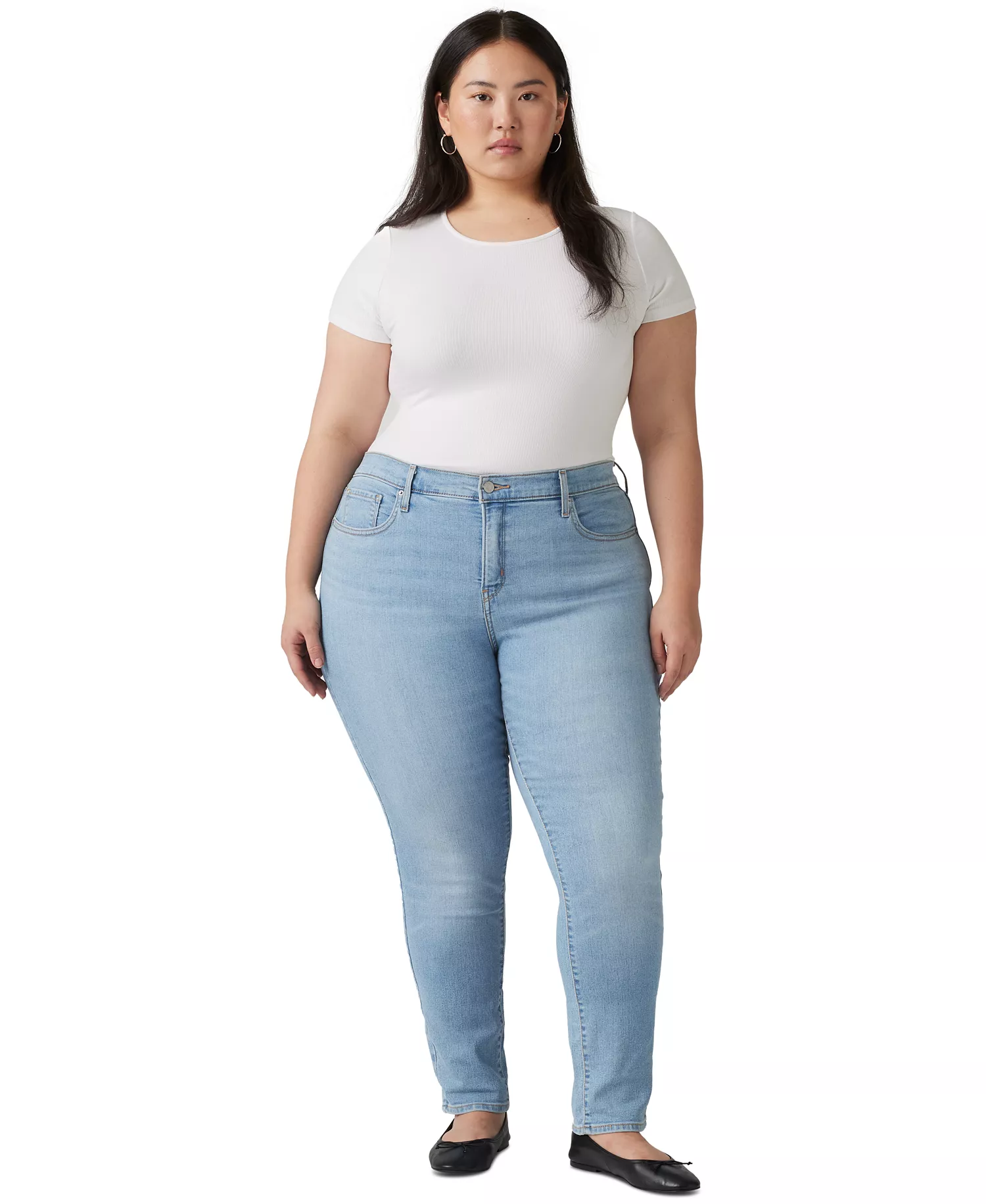 Women's 311 Mid Rise Shaping Skinny Jeans - Bloom Black - 14W