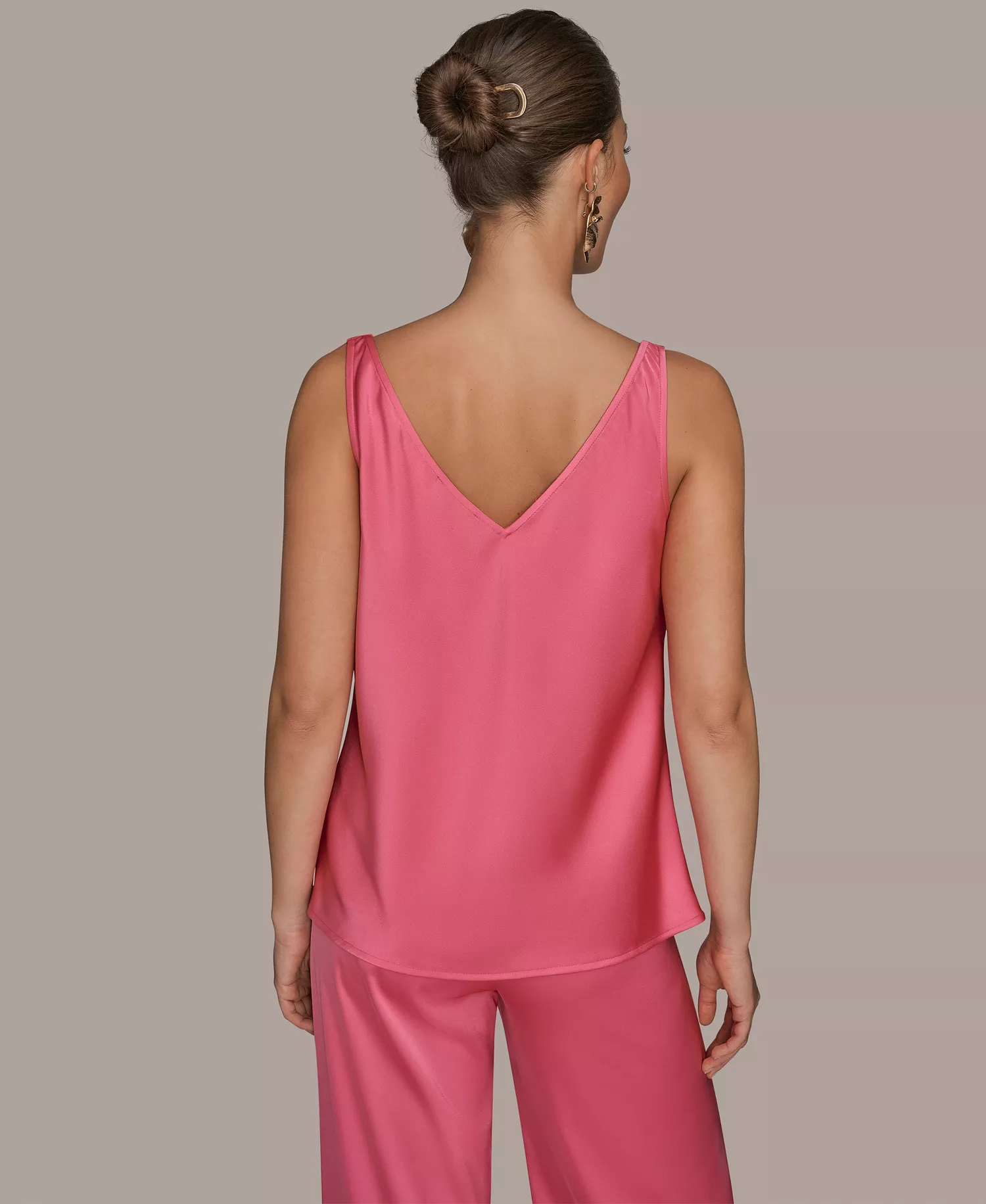 Women's Sleeveless Twisted-Strap Camisole Top - Bimini - L